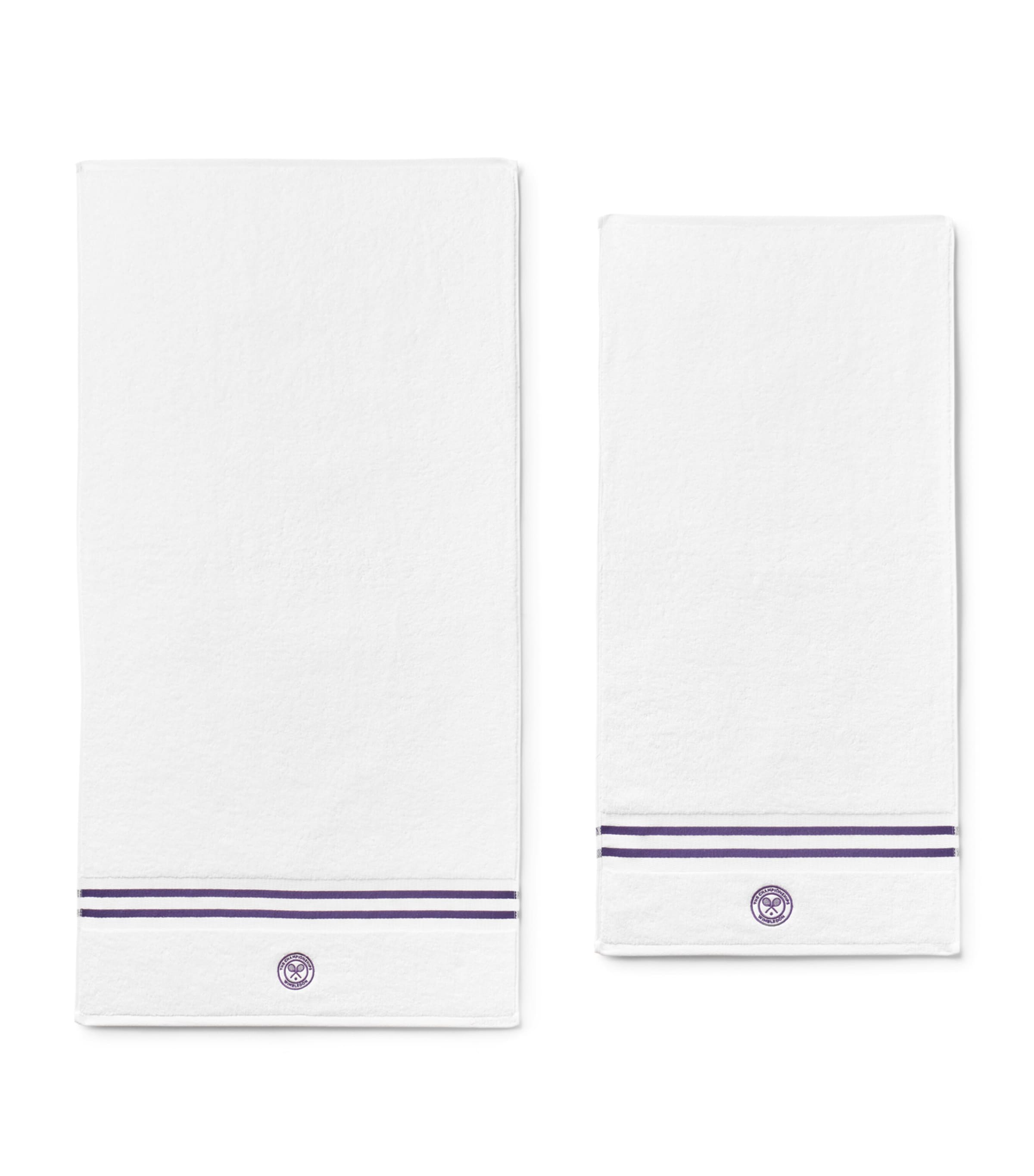 Christy x Wimbledon Baseline Bath and Hand Towel Set Purple