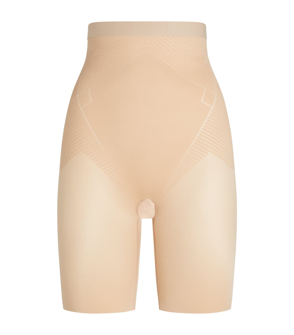 SPANXshape Invisible High-Waist Mid-Thigh Shorts - Medium Control