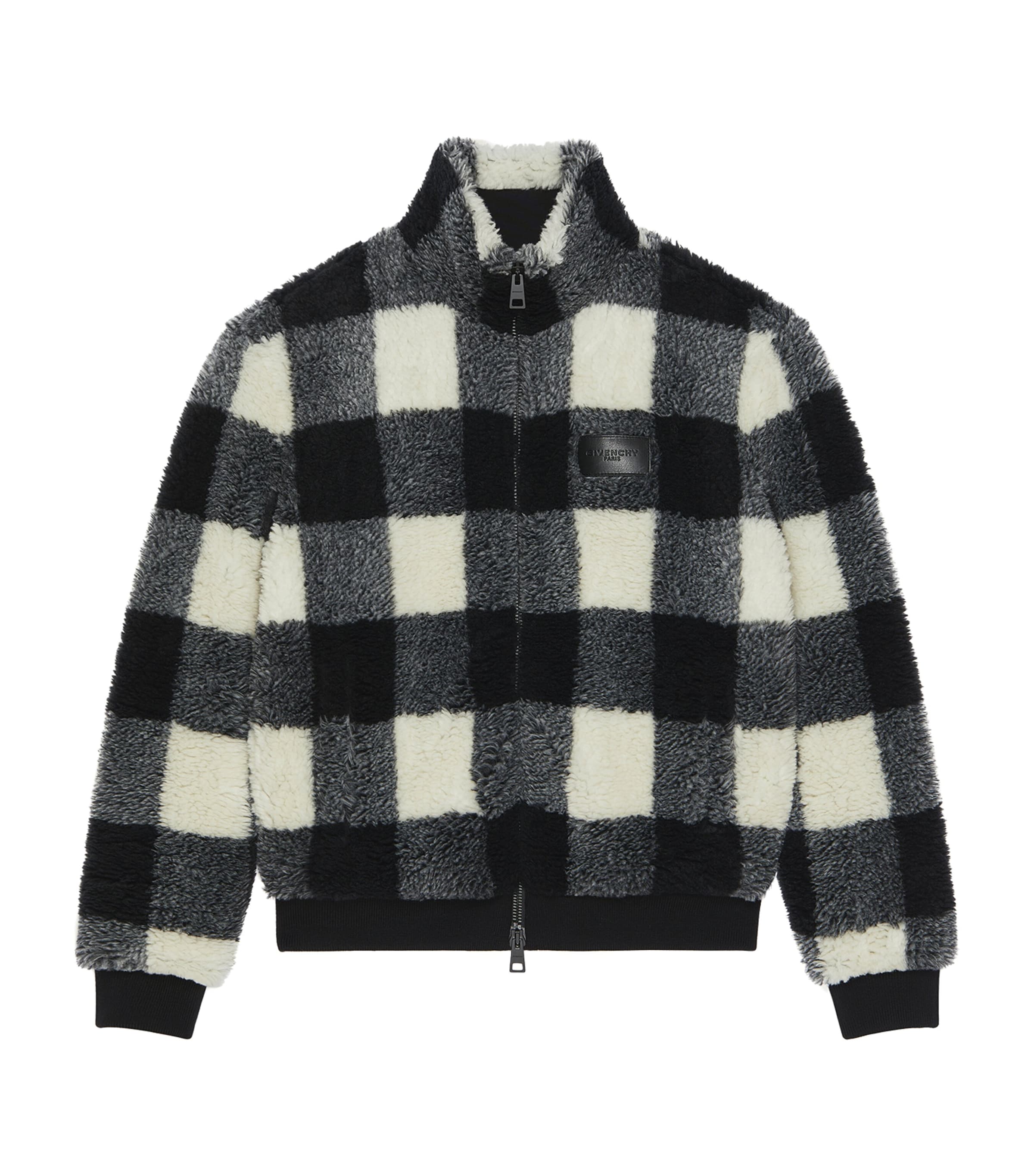 Givenchy Mens Fleece Bomber Jacket