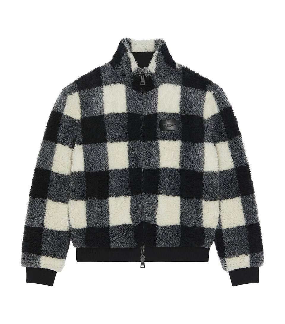 Givenchy Mens Fleece Bomber Jacket