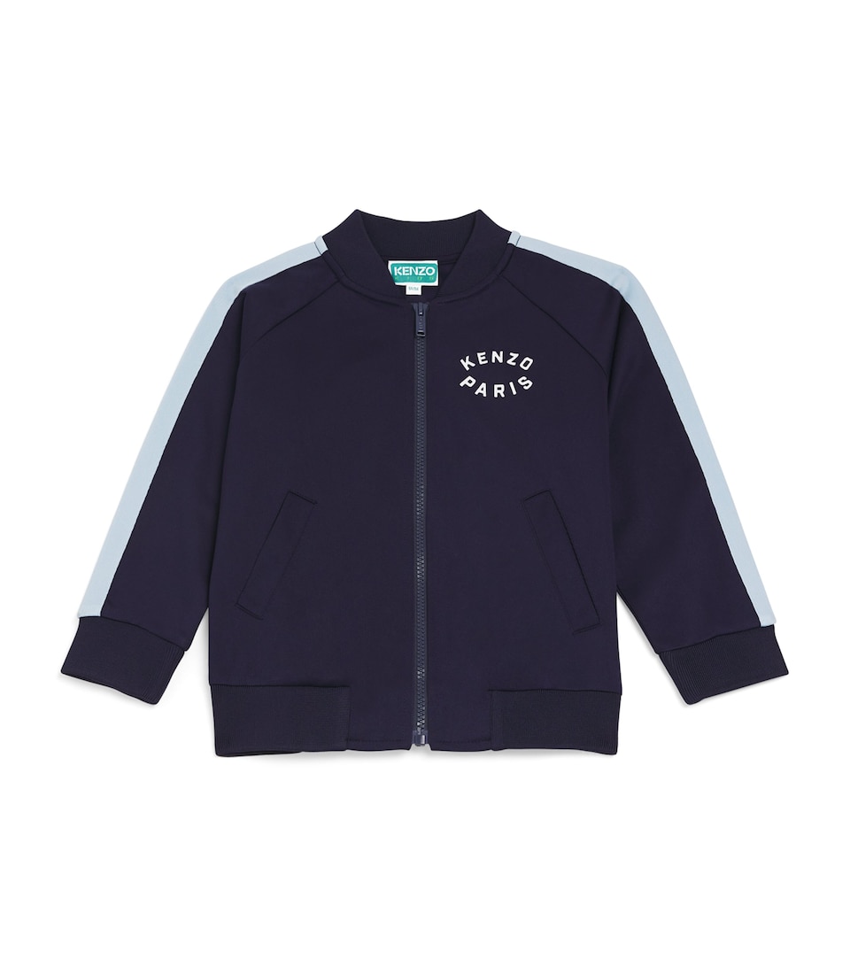 Kenzo Kids Striped Track Jacket (2-14 Years) Navy