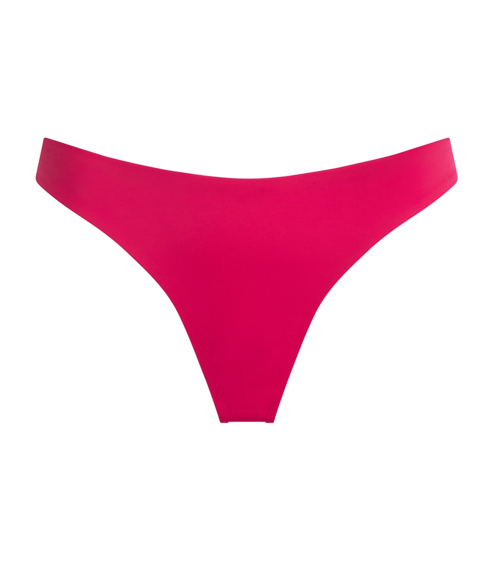 AWAY THAT DAY Womens Fiji Bikini Bottoms Raspberry