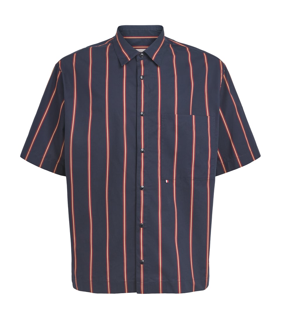 Moncler Mens Cotton Stripe Shirt