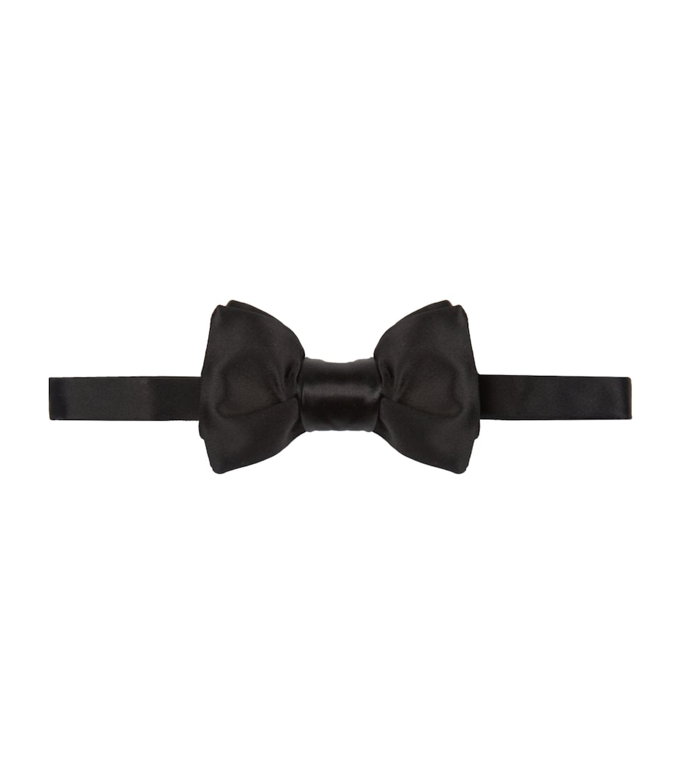 Pre-Tied Satin Bow Tie