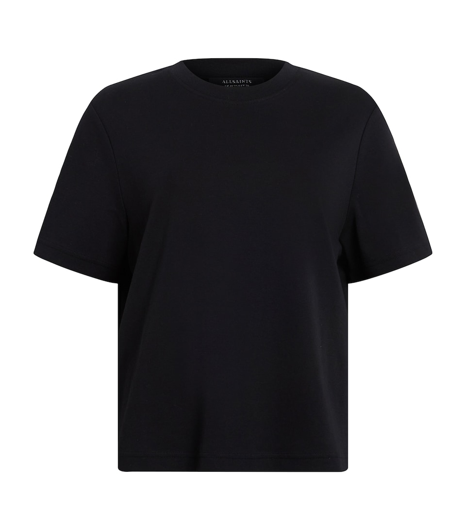 AllSaints Womens Organic Cotton Lisa T-Shirt Black