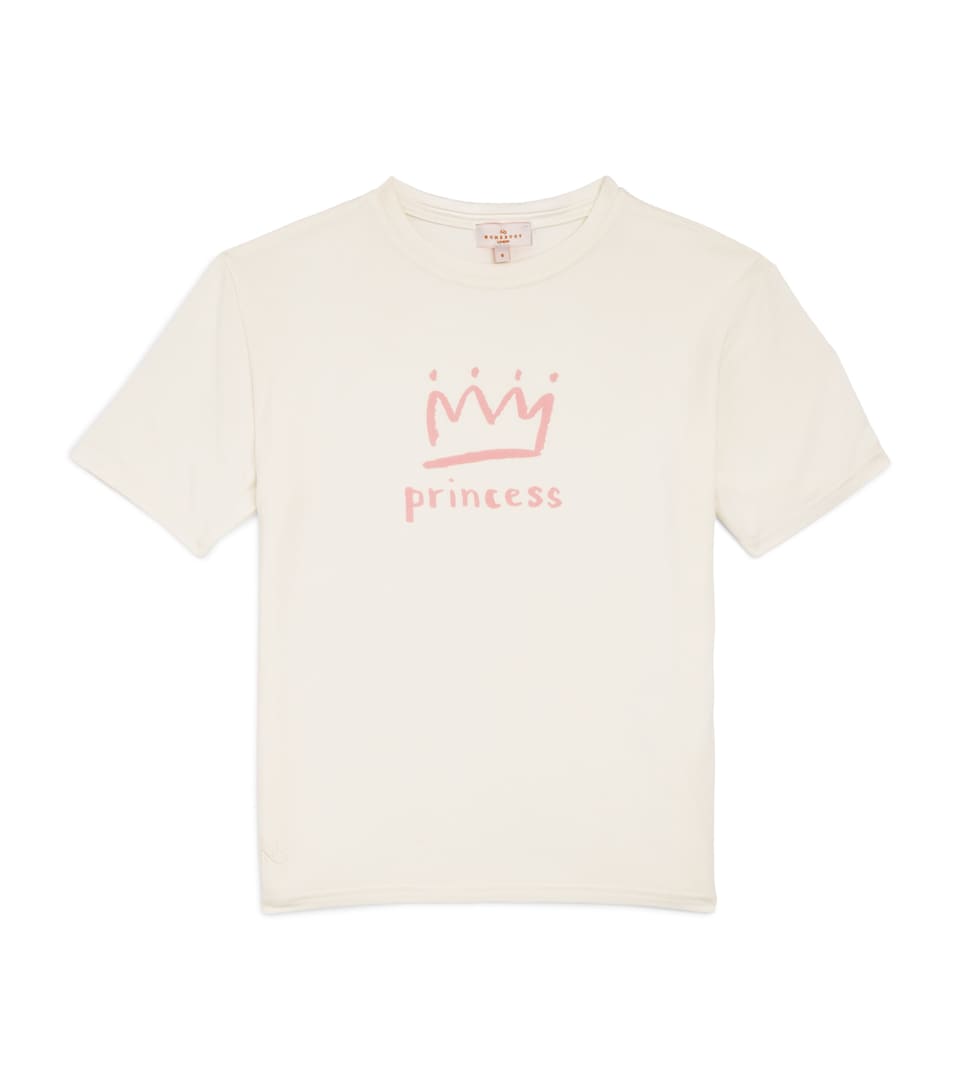Homebody Kids Jersey Princess Print T-Shirt (4-10 Years) Calico