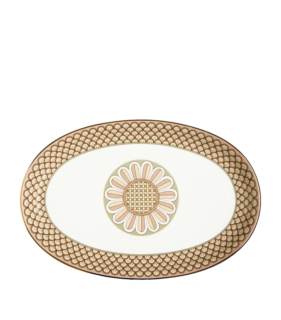 Porcelain Napoli Oval Platter (36cm)