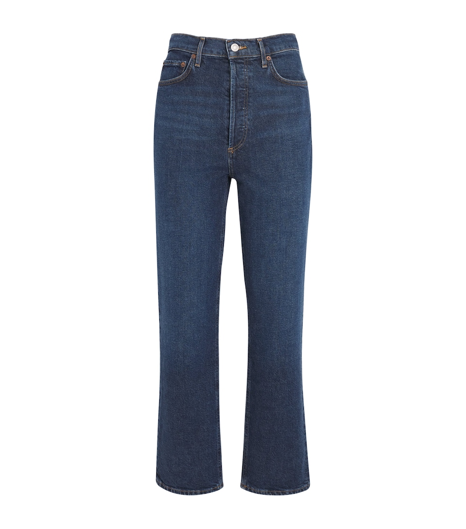 AGOLDE Womens 90’s Pinch Waist Cropped Jeans Flow