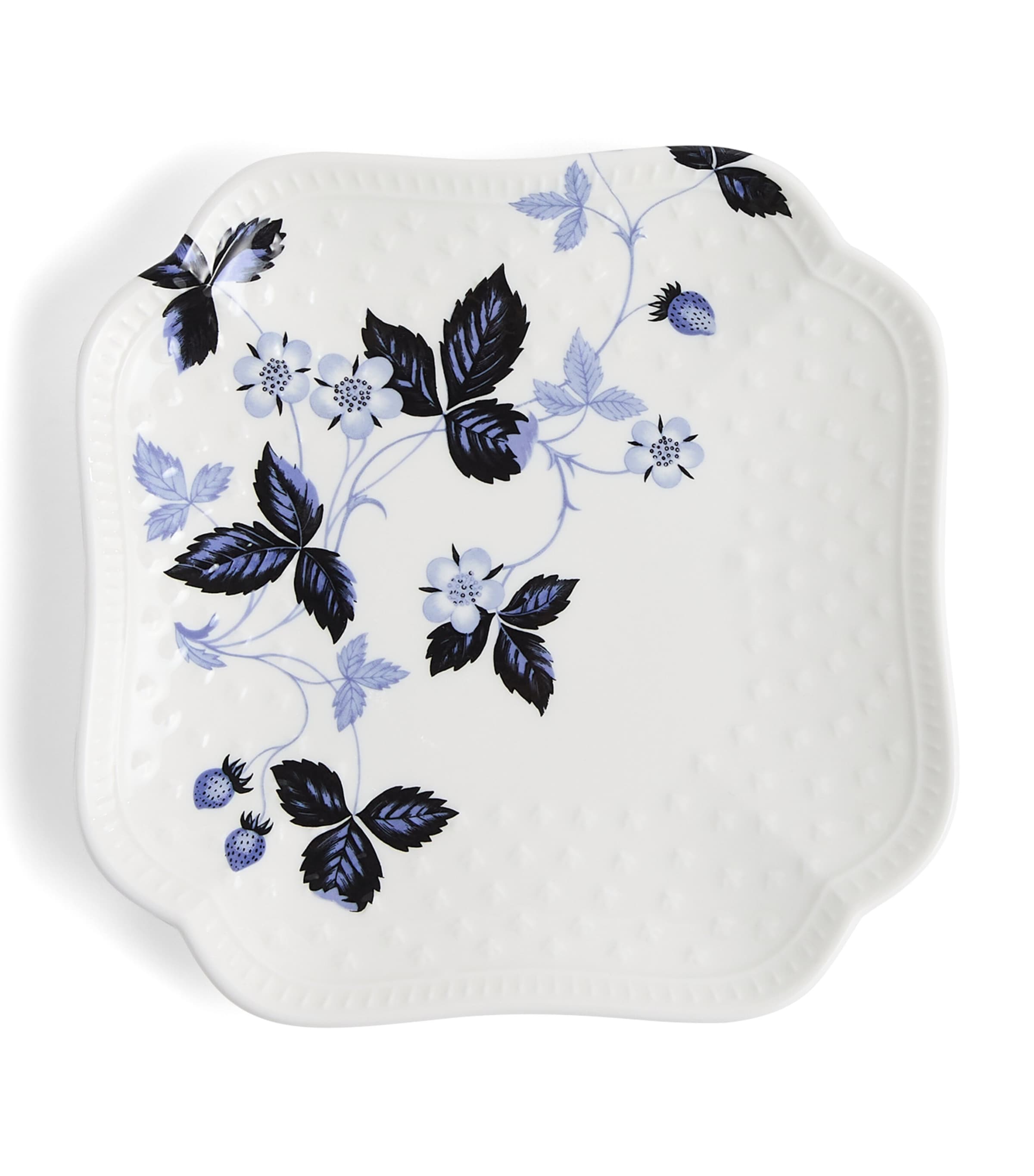 Wedgwood Wild Strawberry Inky Blue Square Dish (13cm) Blue