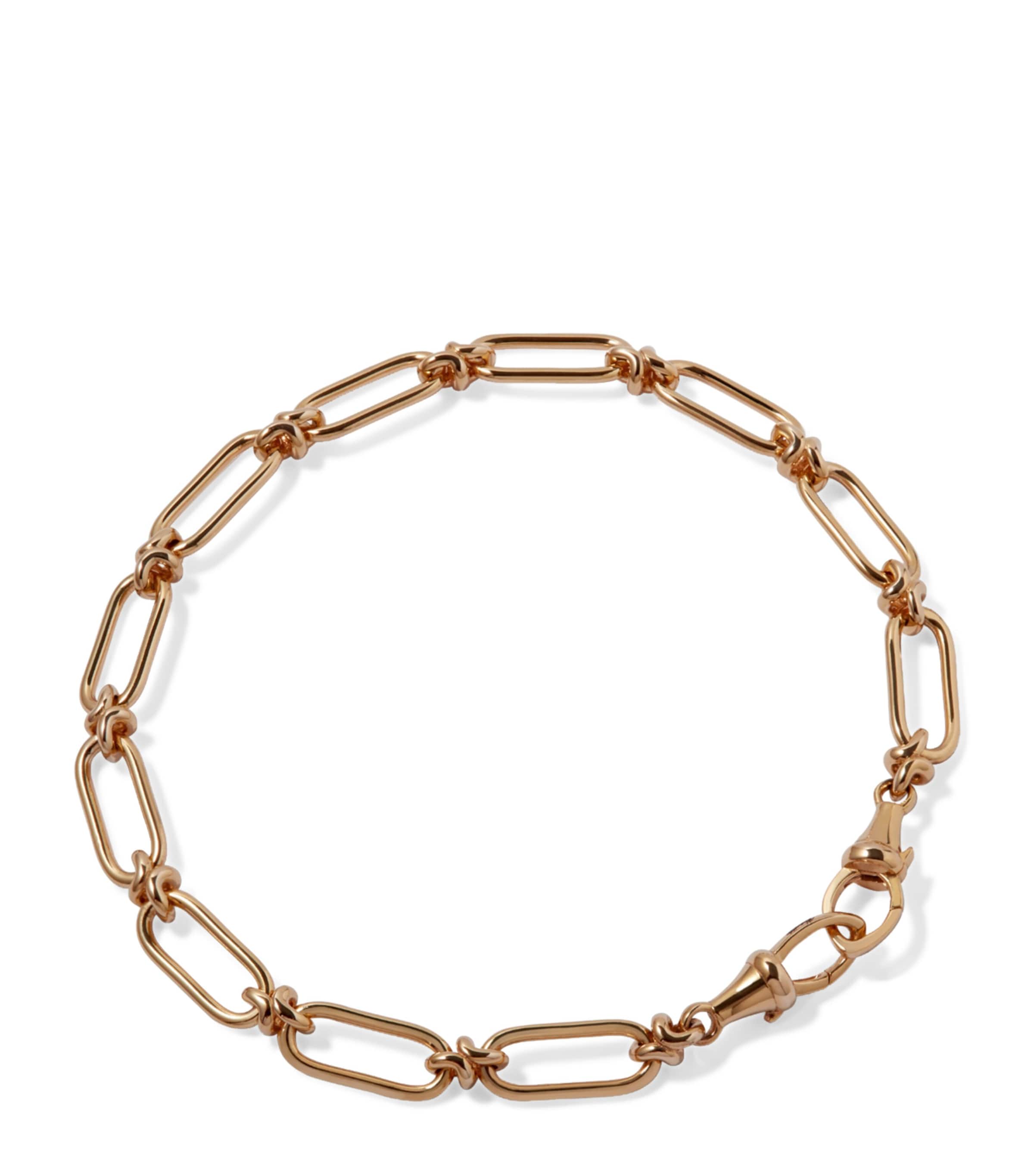 Annoushka Yellow Gold Knuckle Bold Chain Bracelet