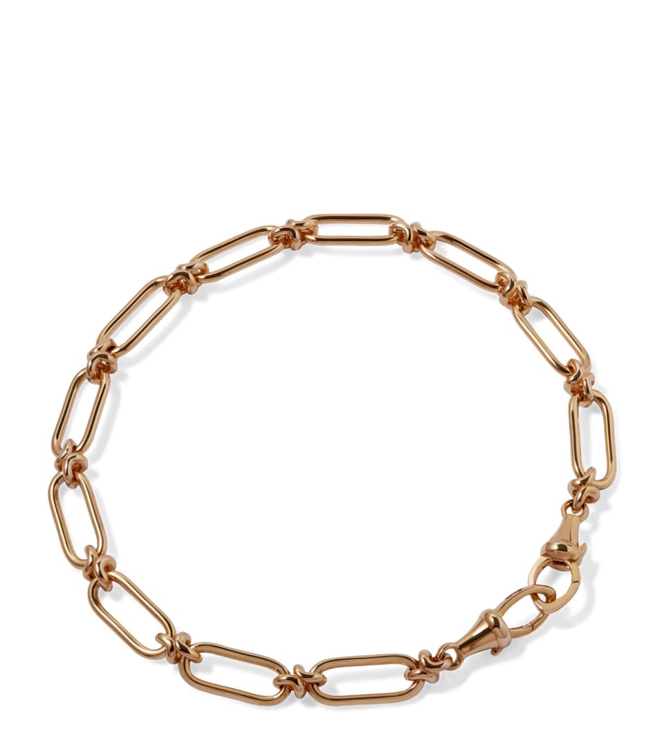Annoushka Yellow Gold Knuckle Bold Chain Bracelet