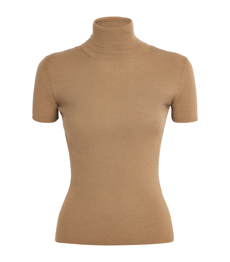 Wool Short-Sleeve Sweater