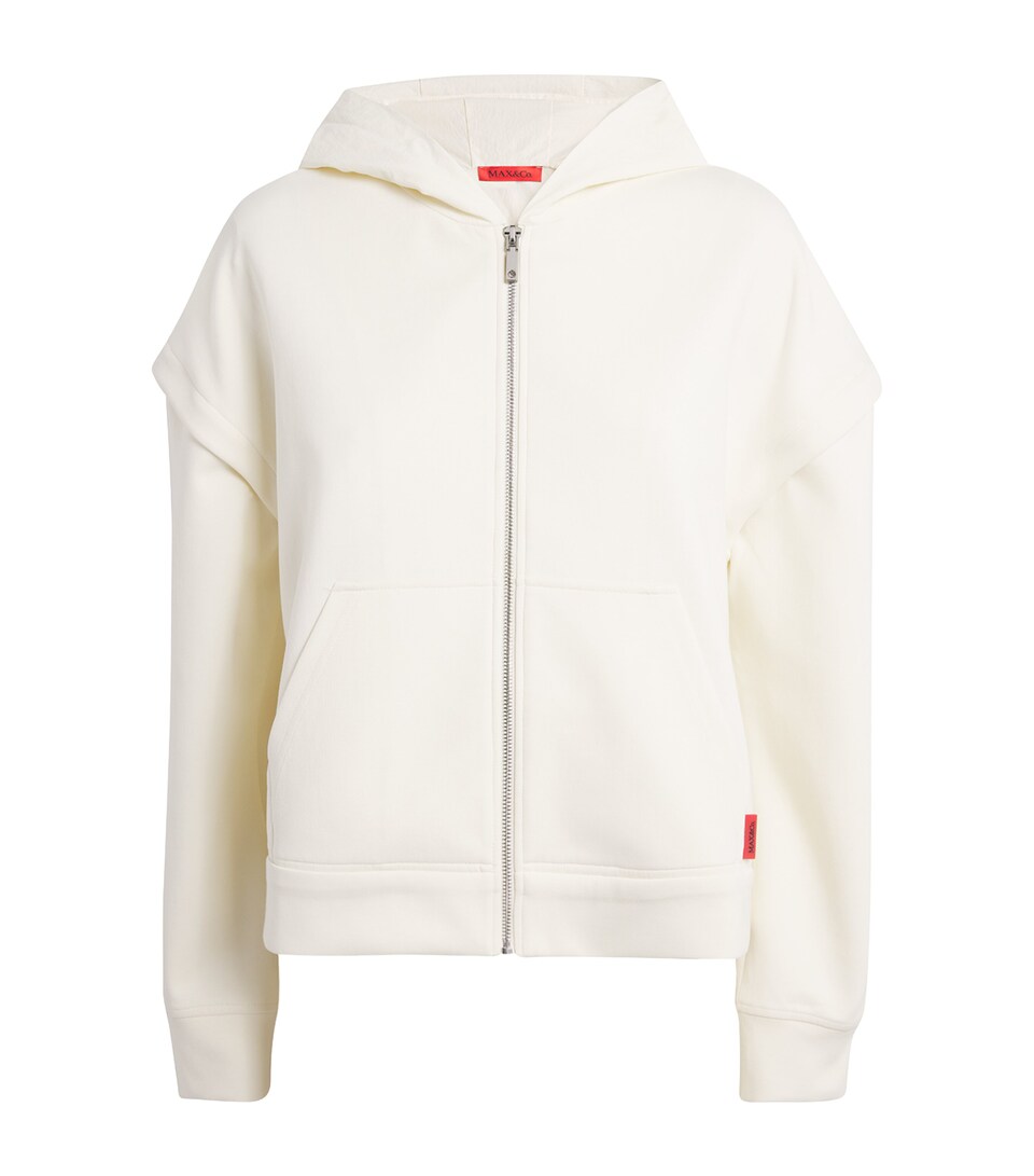 Cotton-Blend Jersey Hoodie