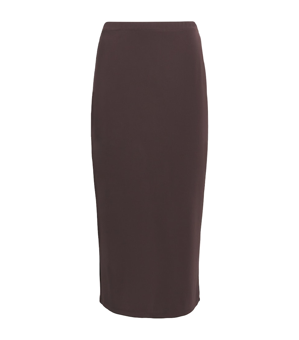 Matte Jersey Midi Skirt