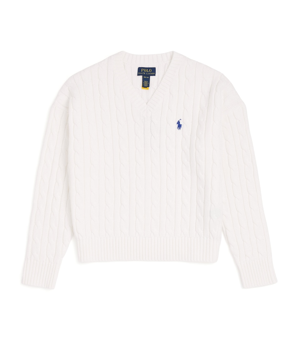 Cotton Cable-Knit Sweater (7-11 Years)