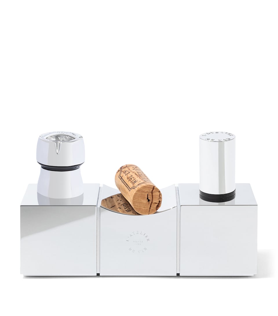 L'Atelier Du Vin Bouchons Millésimes Stopper Set Neutral