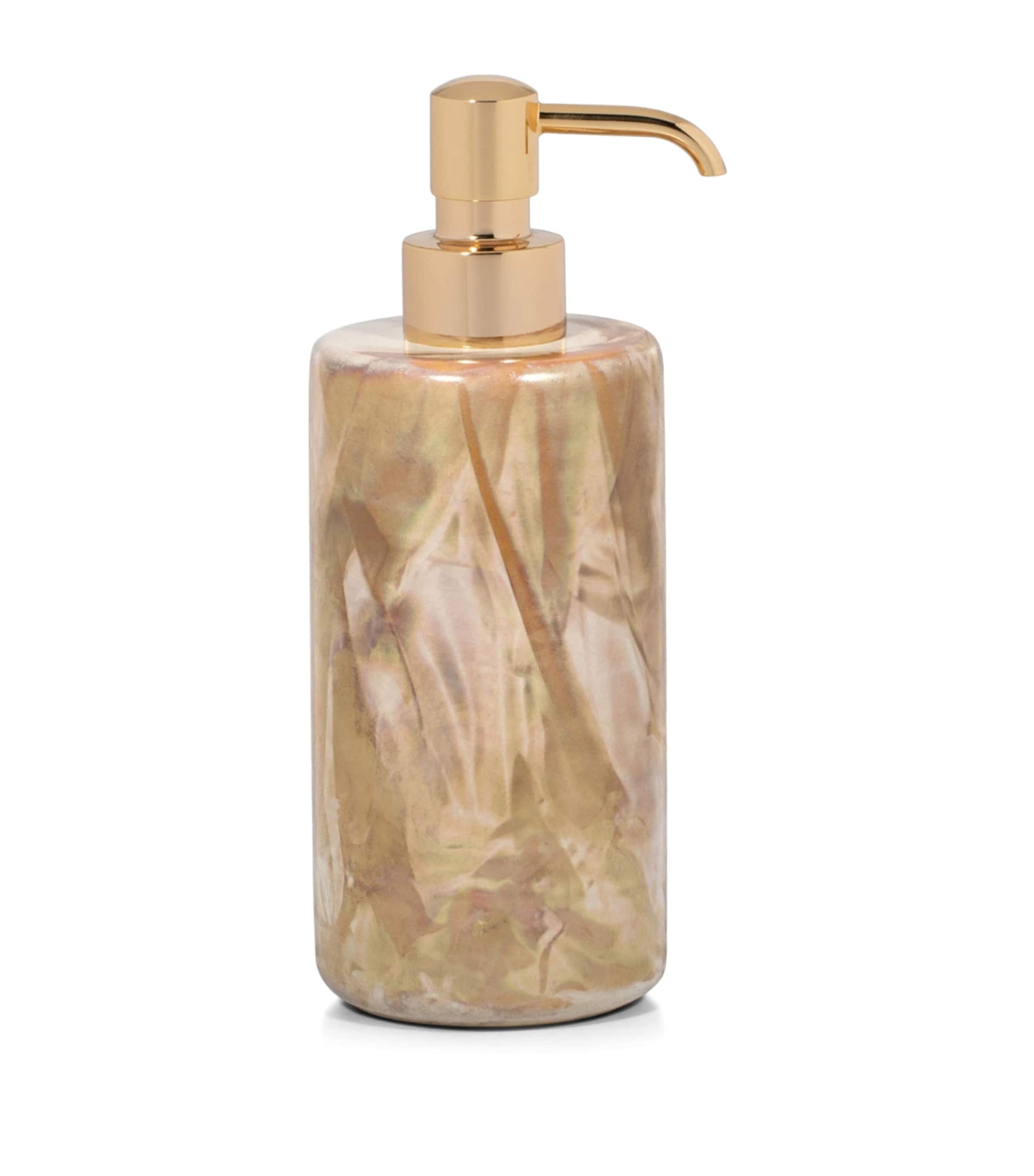 Labrazel Raku Pearl Soap Dispenser Gold/silver