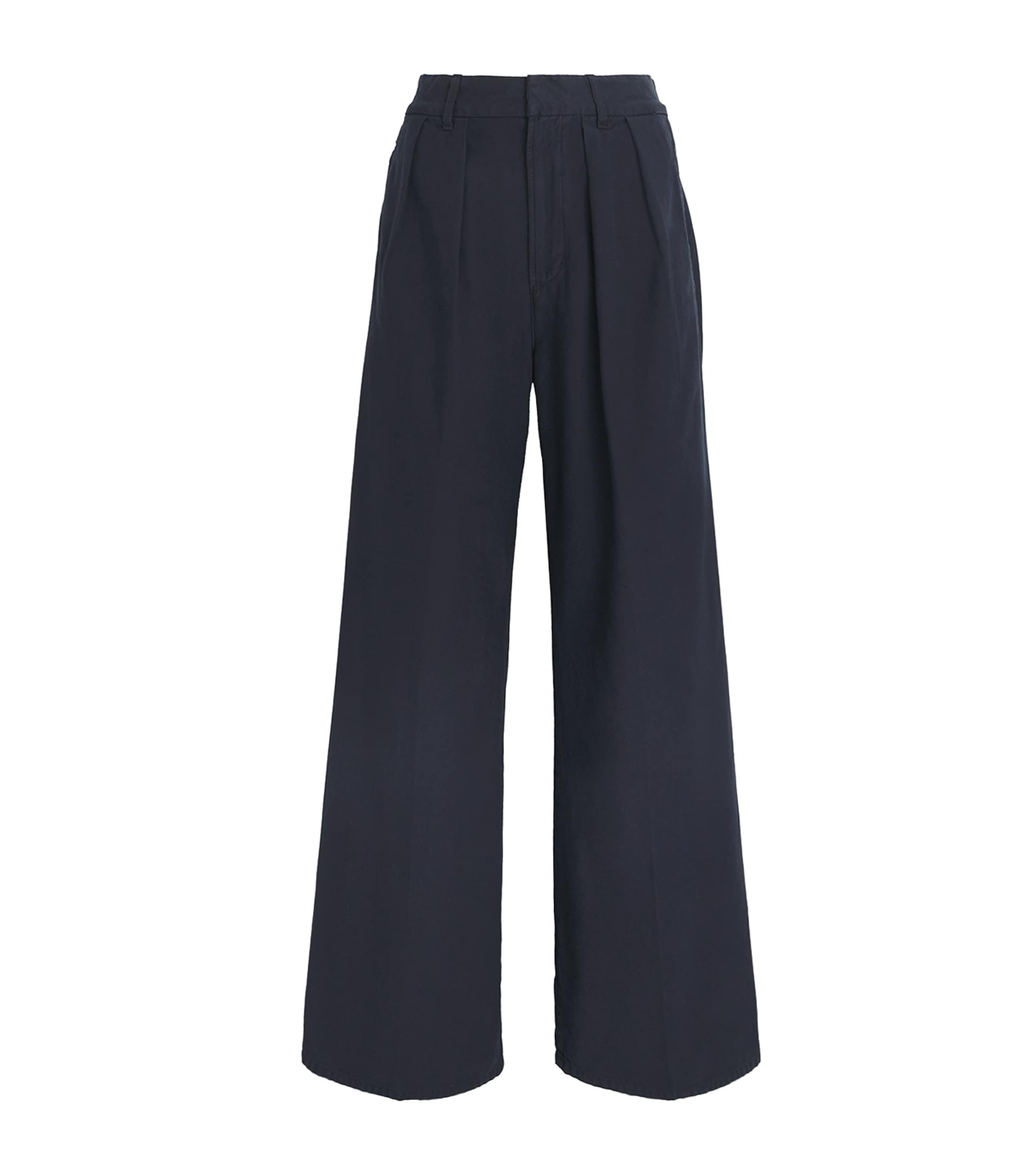 Cotton Pleated Petra Trousers
