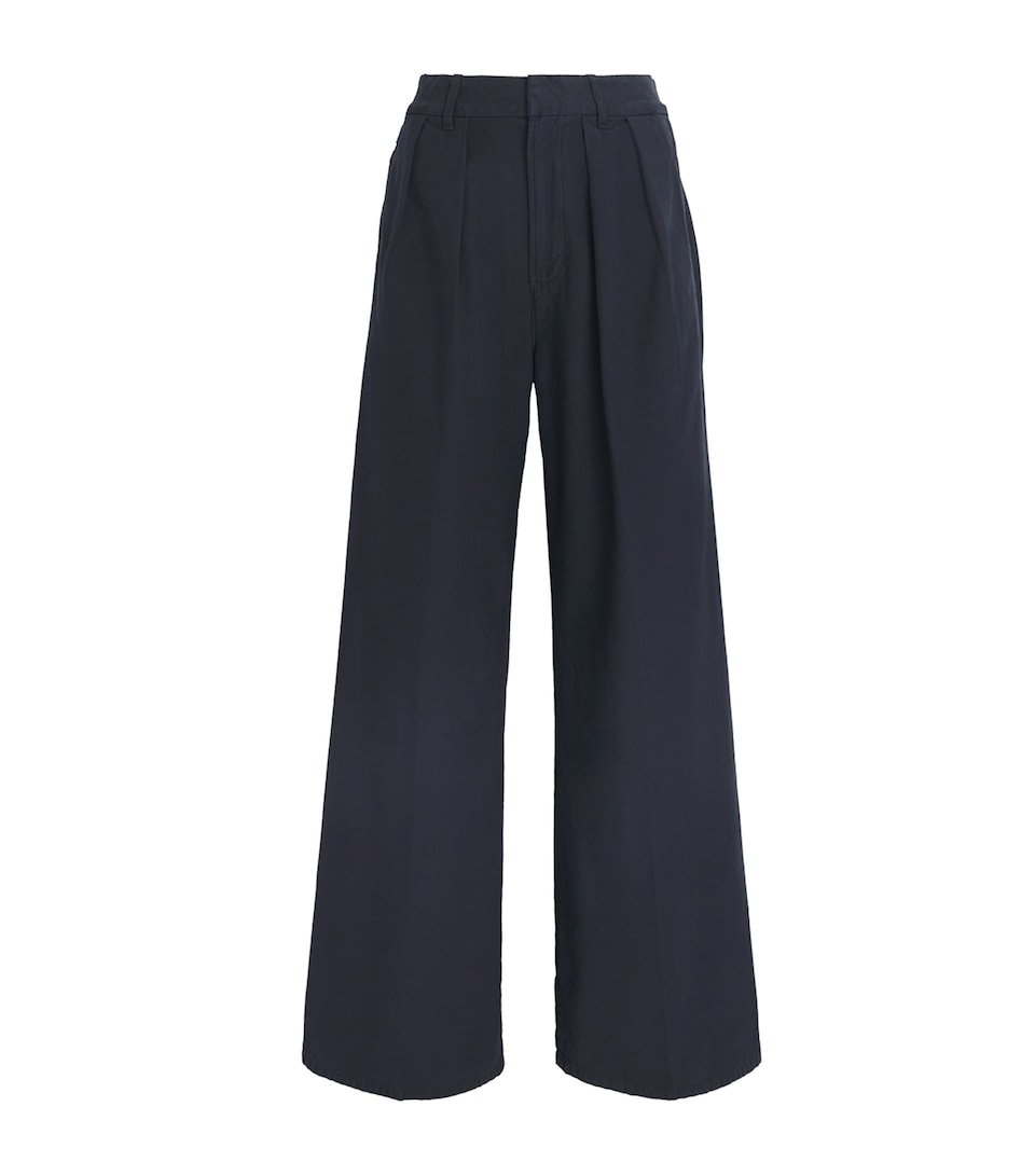 Cotton Pleated Petra Trousers