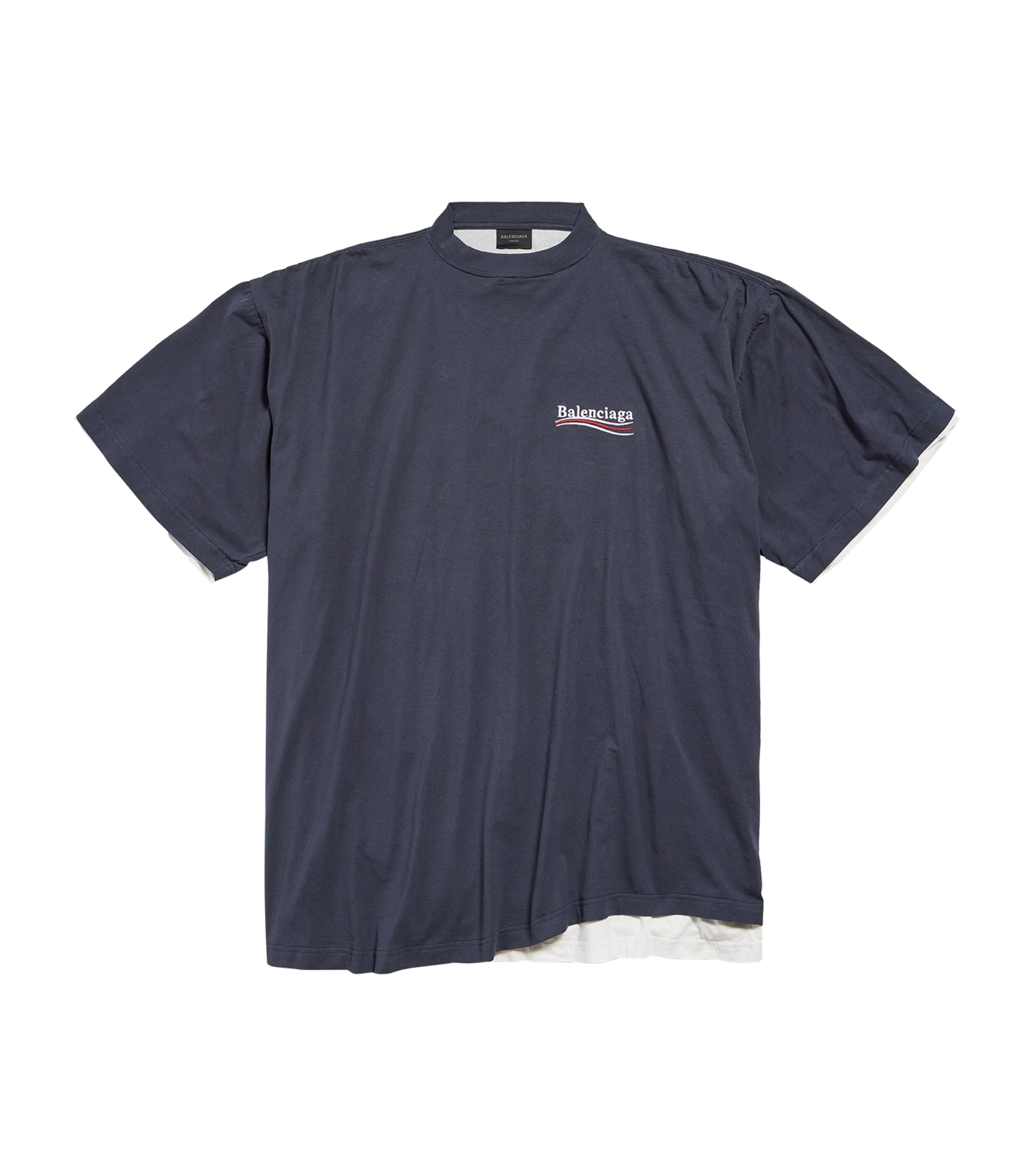 25AW BALENCIAGA SECURITY TAPE コットン Tシャツ ロゴ 半袖 Balenciaga Cotton Distressed Security Tape Logo T-Shirt