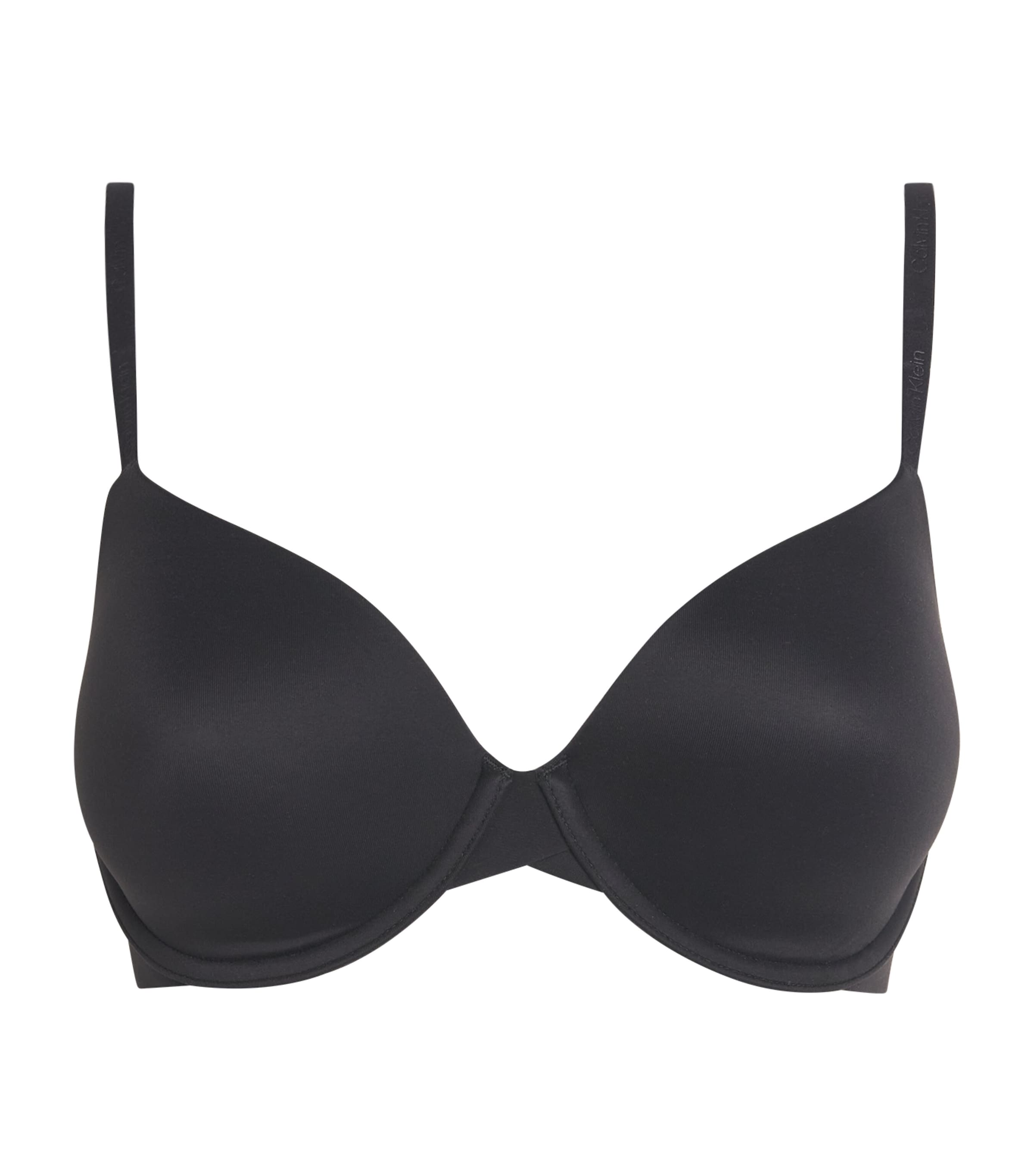 Calvin Klein Womens Perfectly Fit Lightly Lined Bra Black