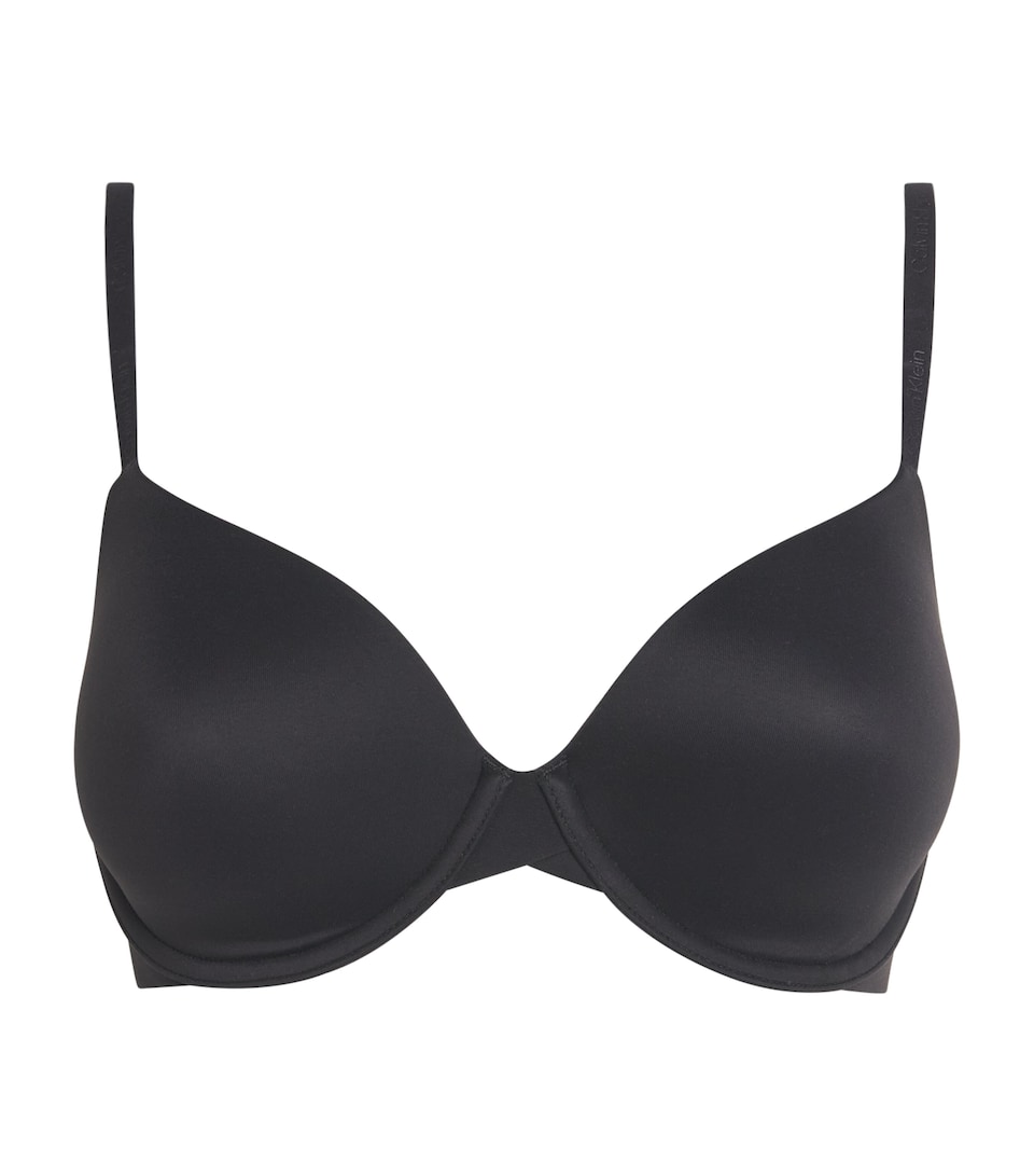 Calvin Klein Womens Perfectly Fit Lightly Lined Bra Black