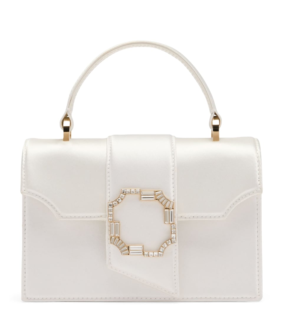 Mini Satin Audrey Top-Handle Bag