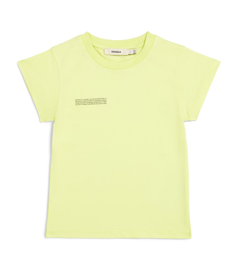 Pangaia Kids Organic Cotton T-Shirt (3-12 Years) Lime