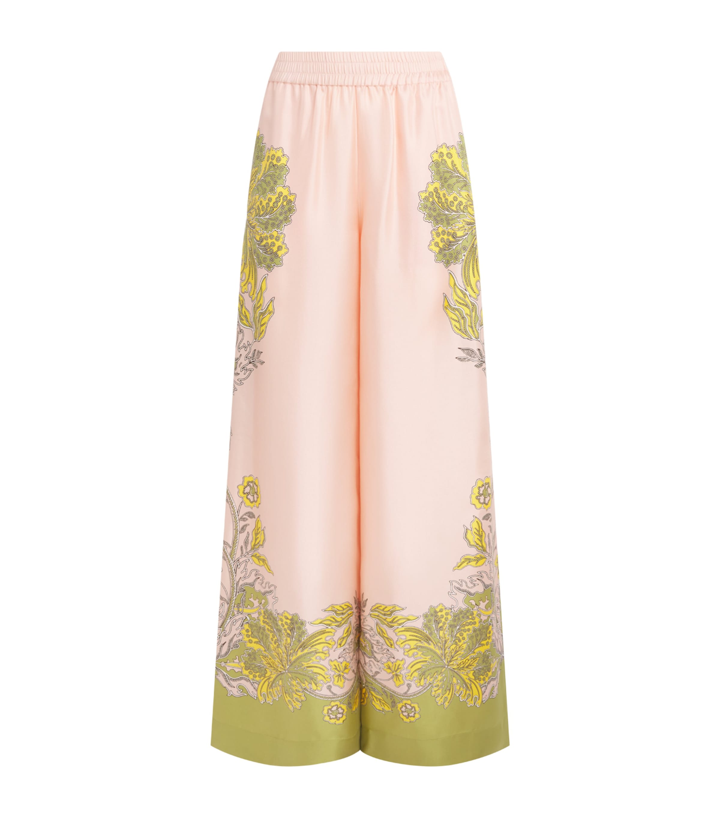 La Doublej Womens Silk Palazzo Trousers Swathe Placée