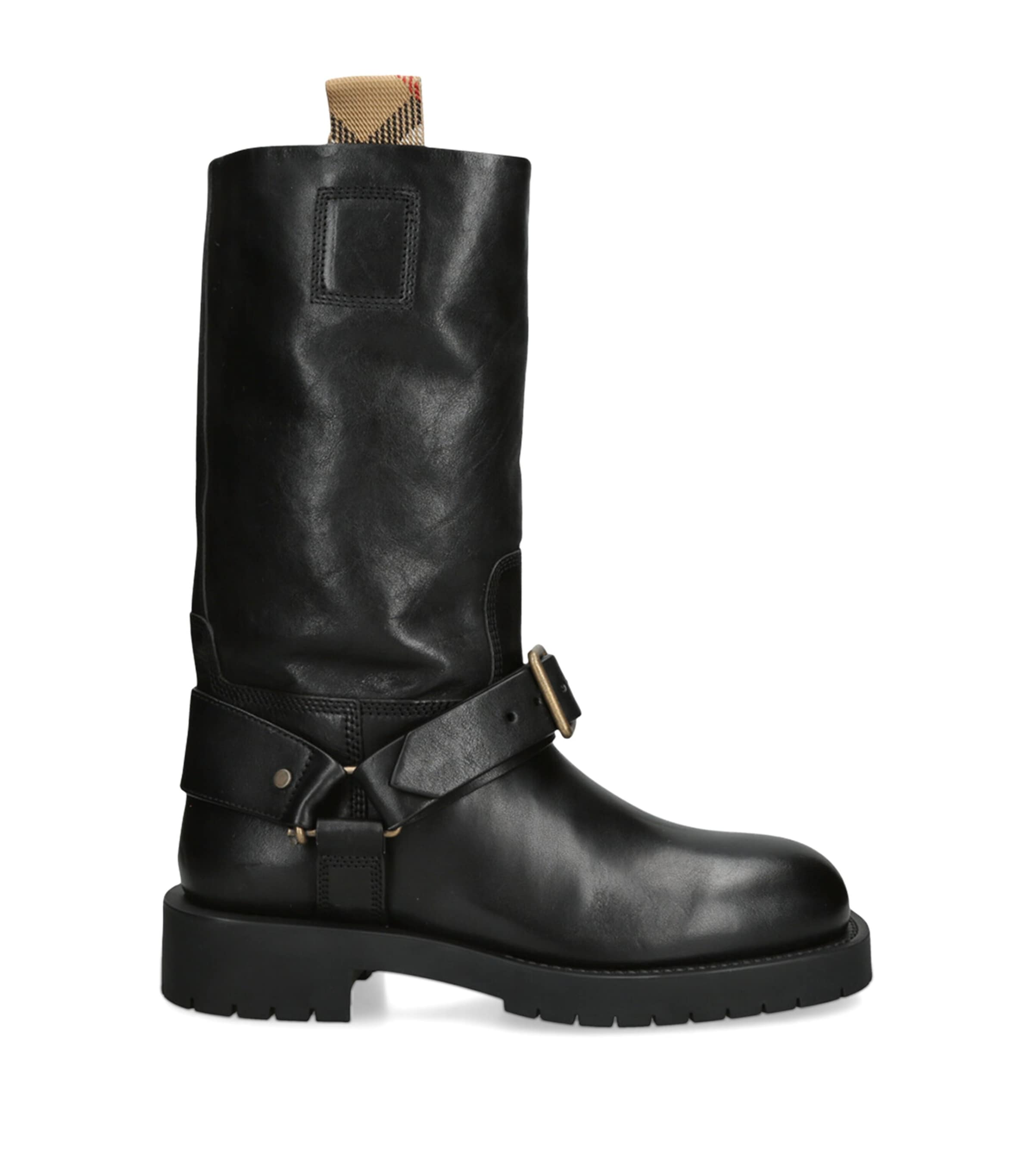 靴 MIU MIU Leather Boots 36 1/2 black-leather-miu-miu-boots-