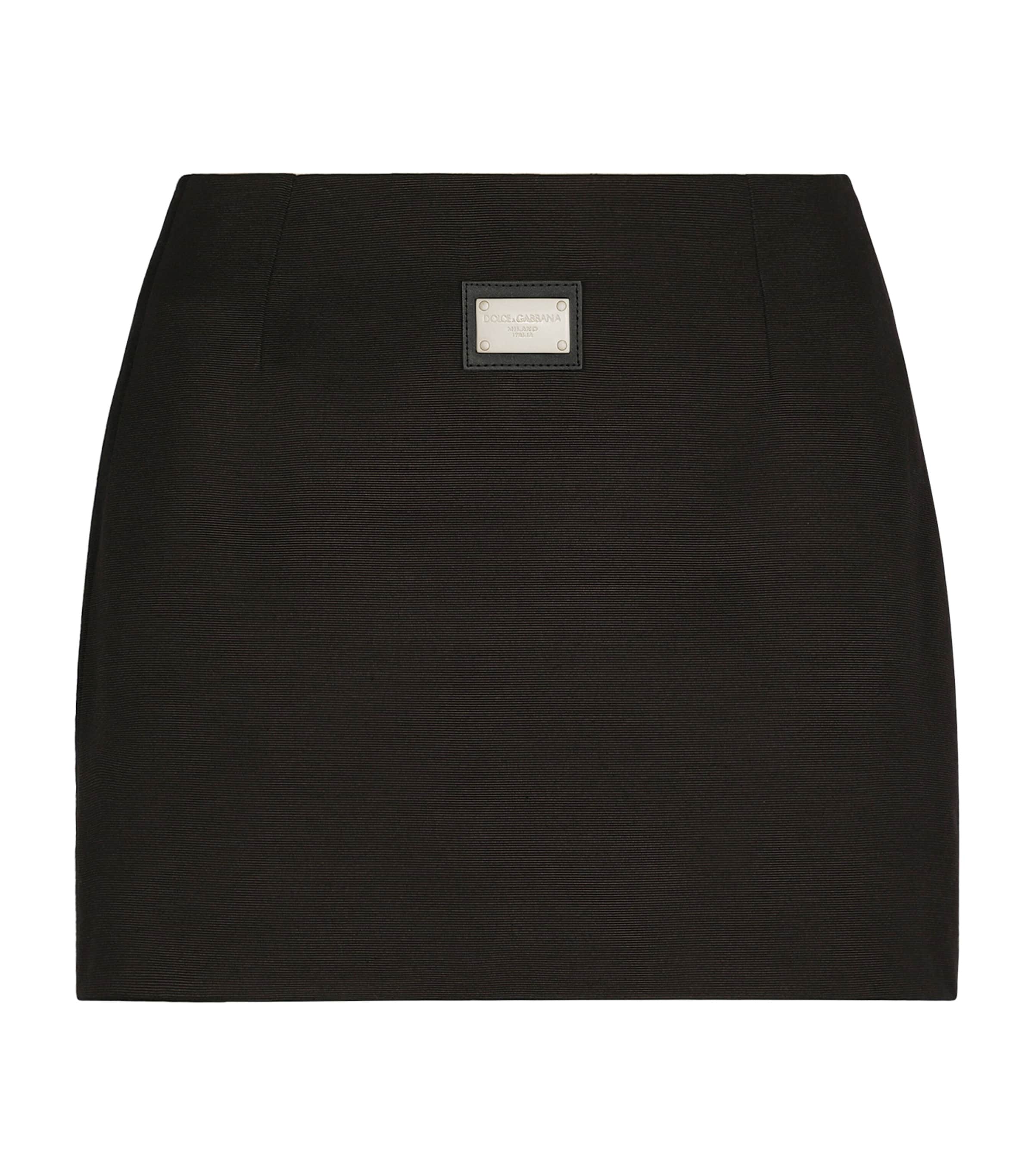 Logo-Plaque Mini Skirt