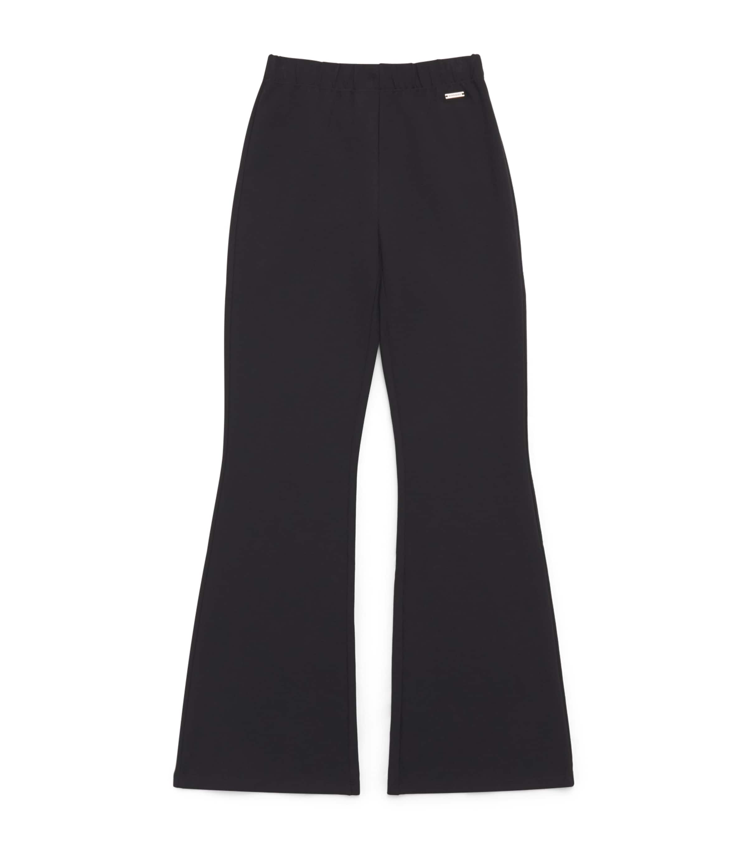 Monnalisa Logo Flared Leggings (14 Years) Nero