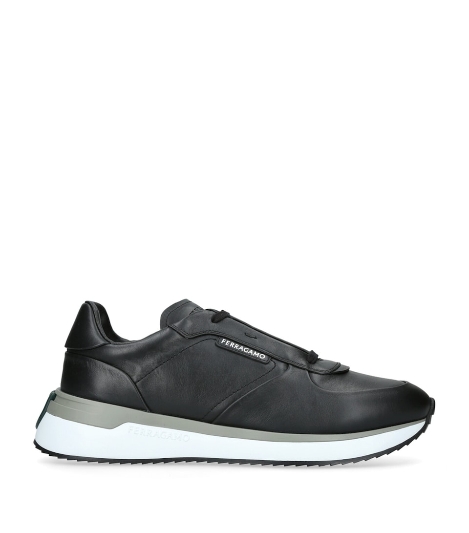 Leather Low-Top Sneakers