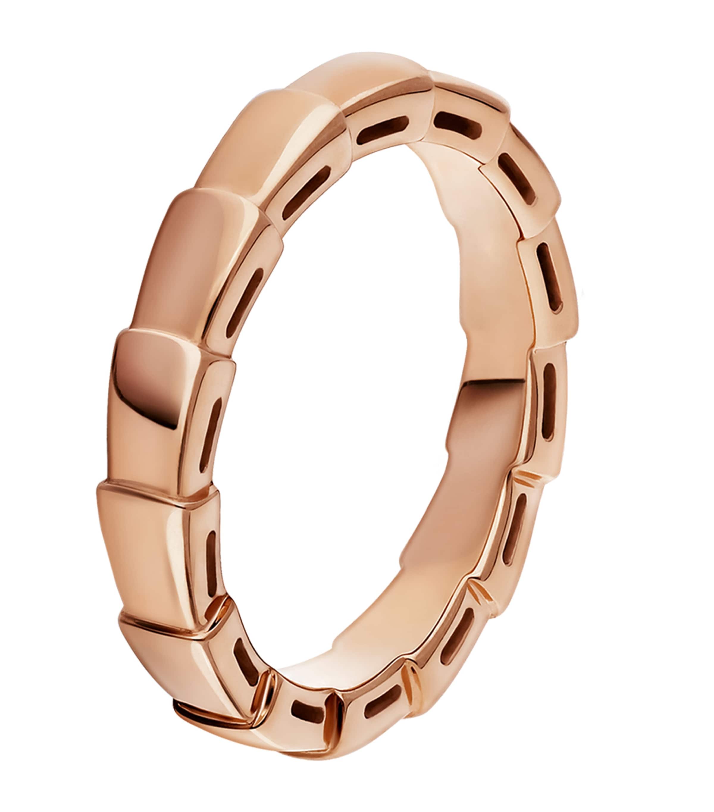 Rose Gold Serpenti Viper Wedding Band