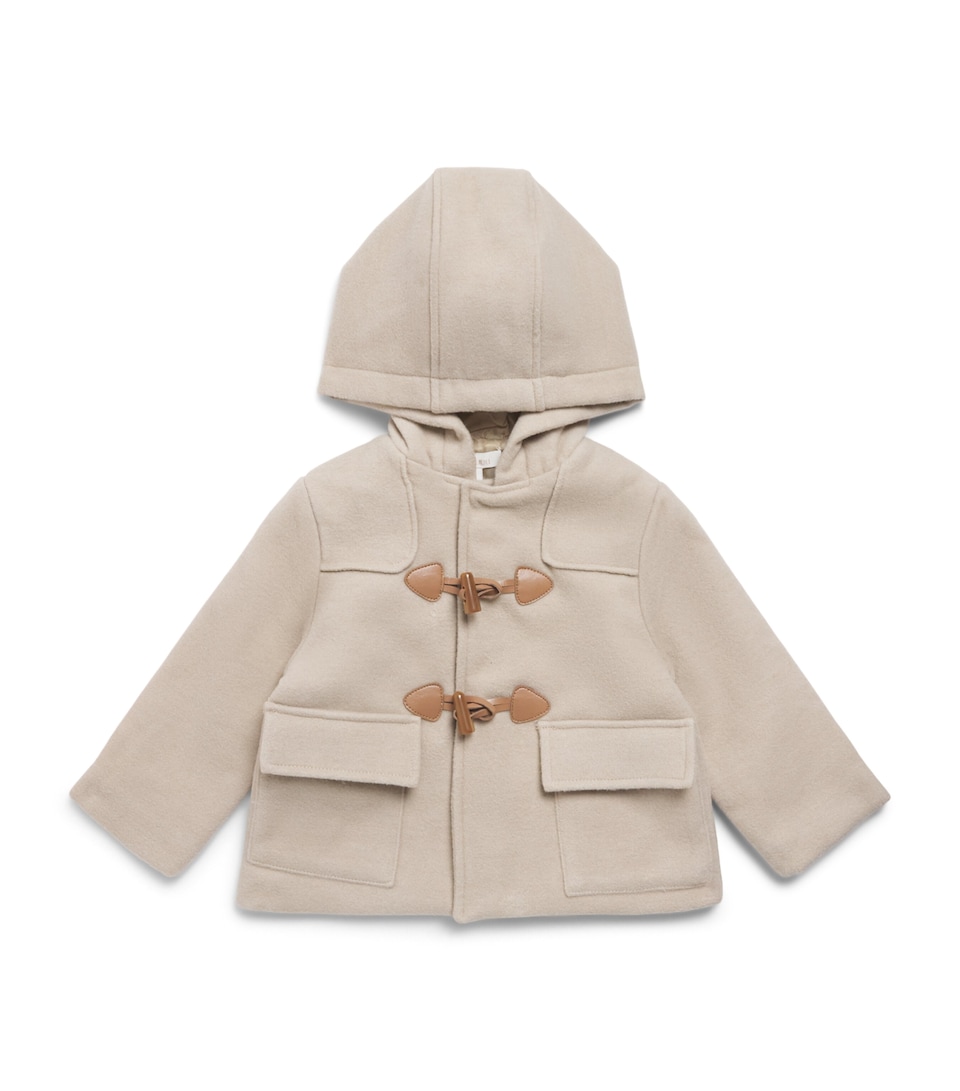 Patachou Hooded Toggle Coat (6 Months-3 Years) Beige