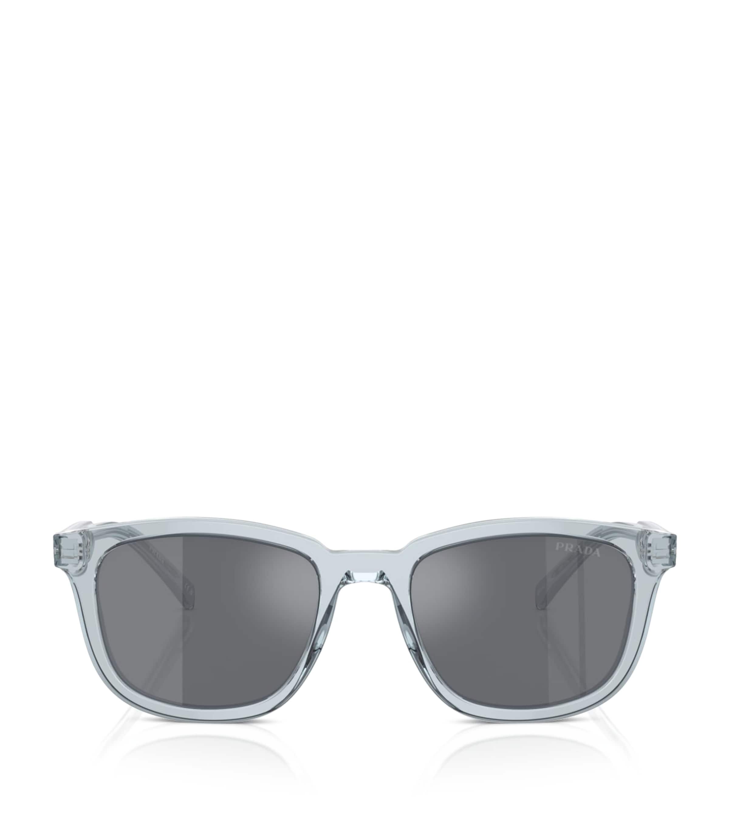 Prada Acetate Pillow Sunglasses Clear