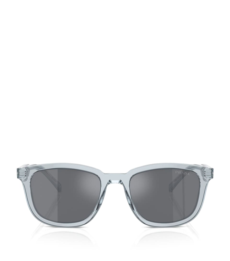 Prada Acetate Pillow Sunglasses Clear