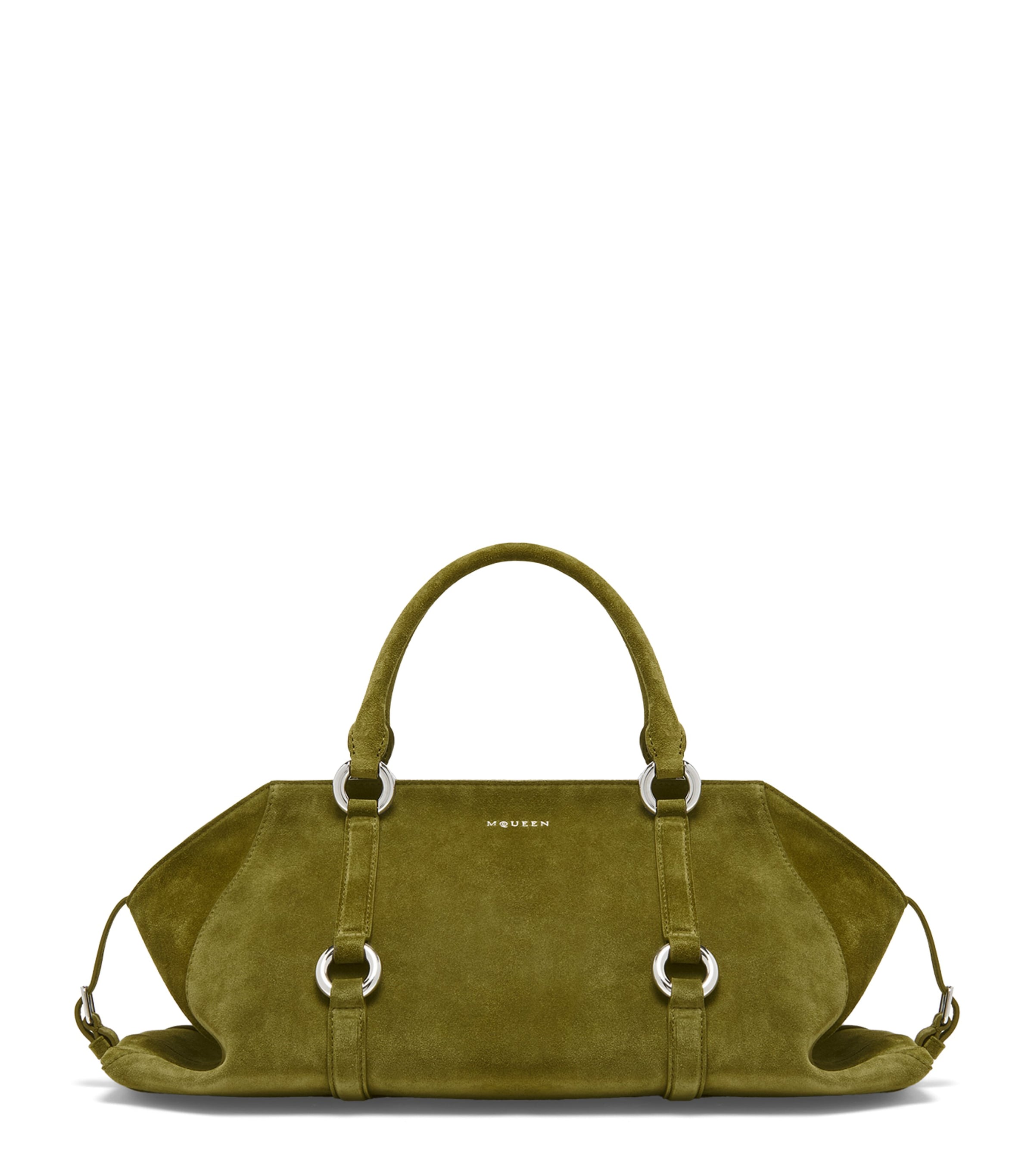 Suede Farringdon Top-Handle Bag