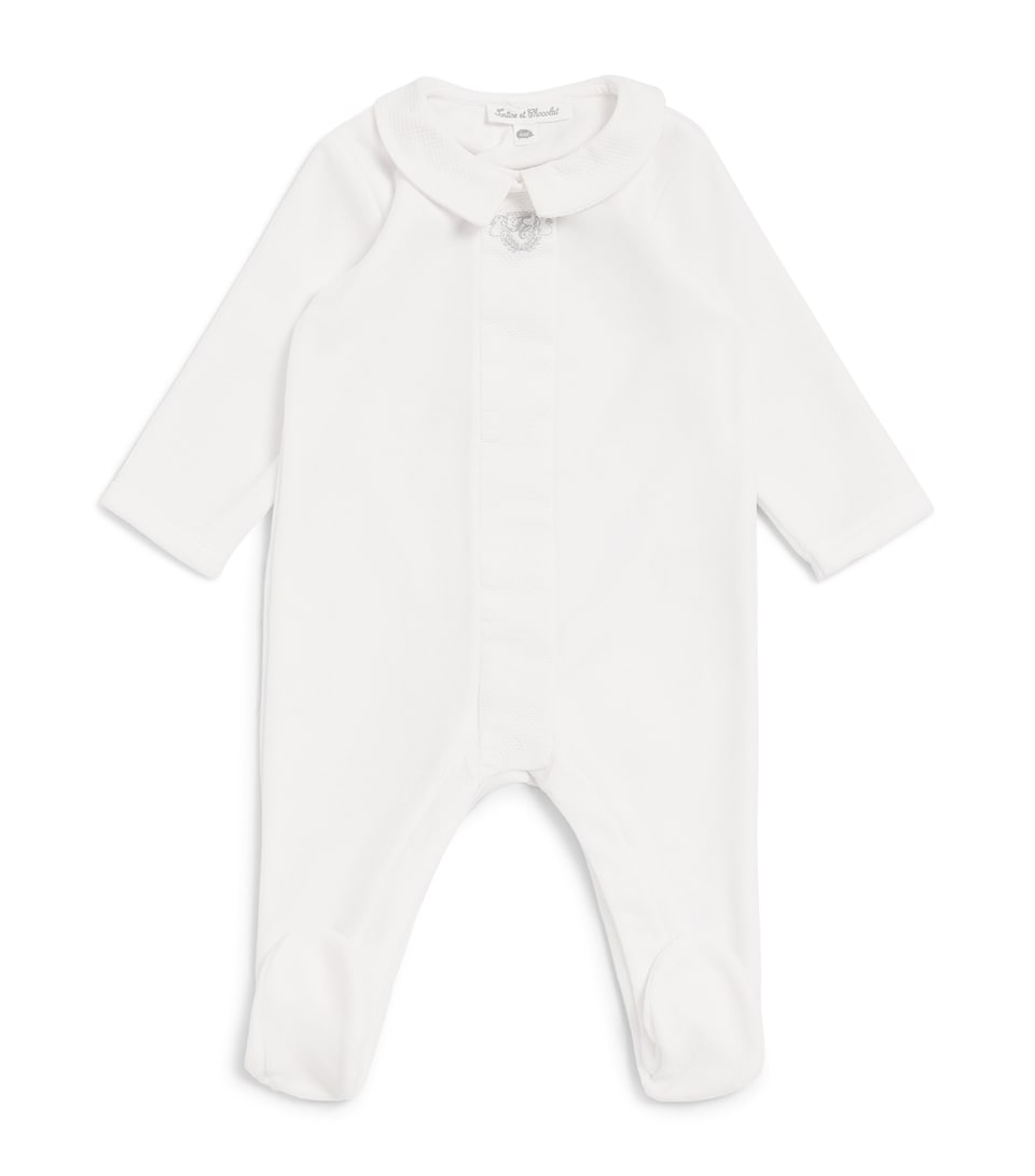 Tartine et Chocolat Velour All-In-One (0-24 Months) Blanc