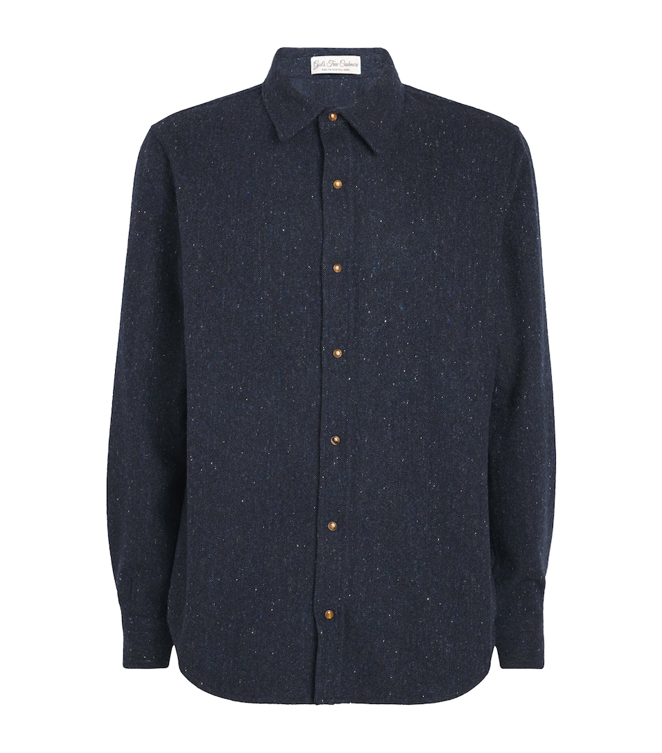 Cashmere Twill Donegal Shirt