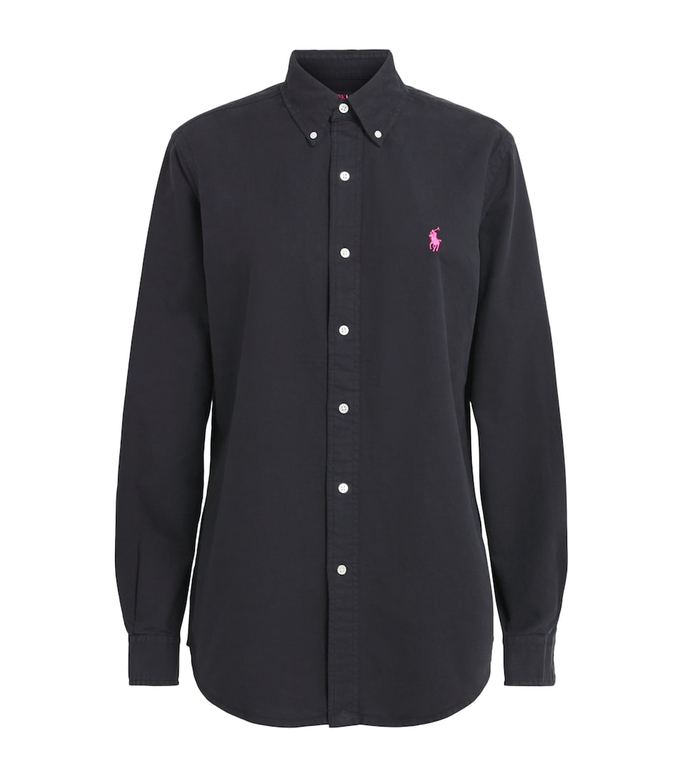 Polo Ralph Lauren Womens Cotton Shirt Polo Black