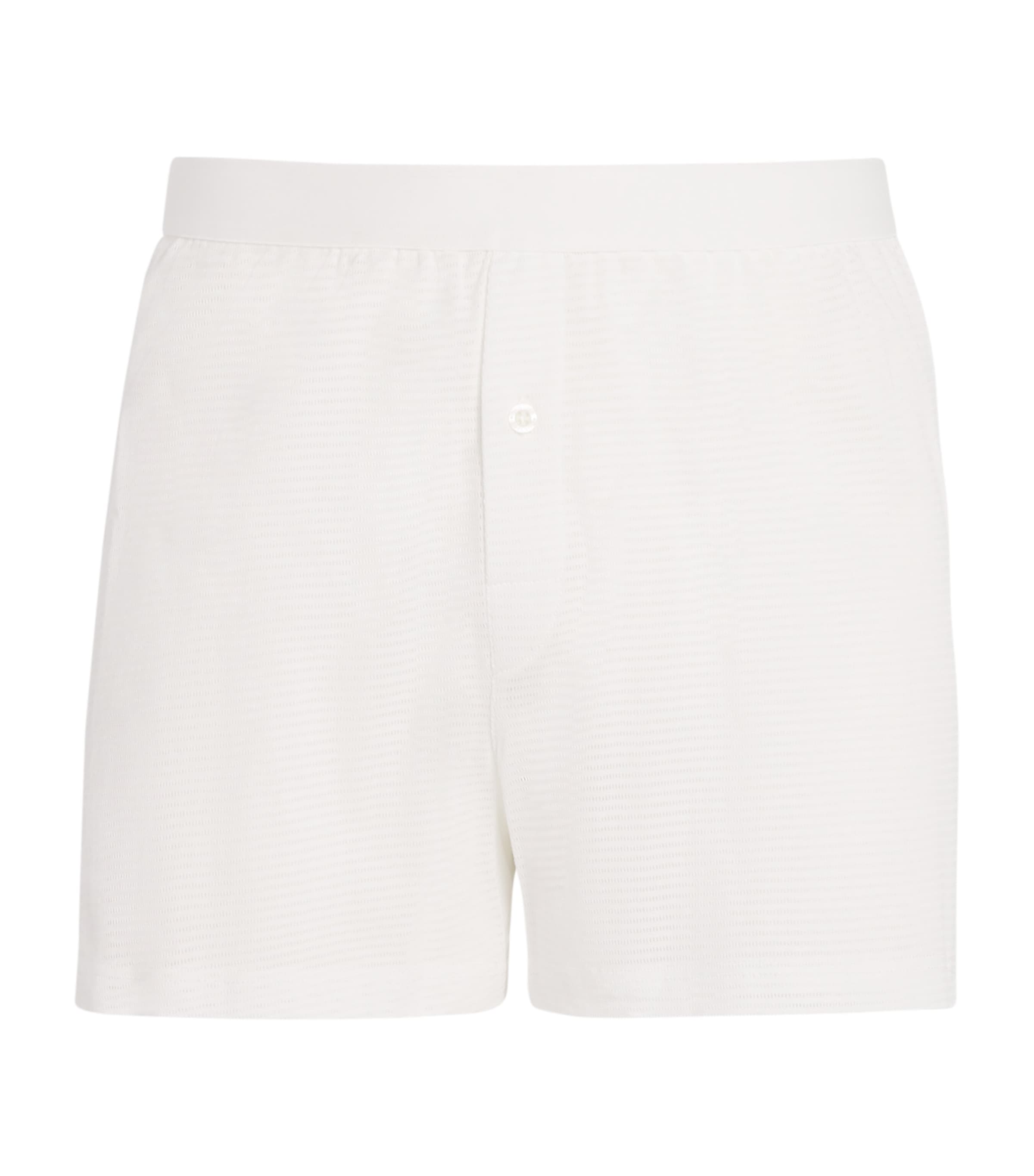 Cotton Mesh Cellular Boxer Shorts