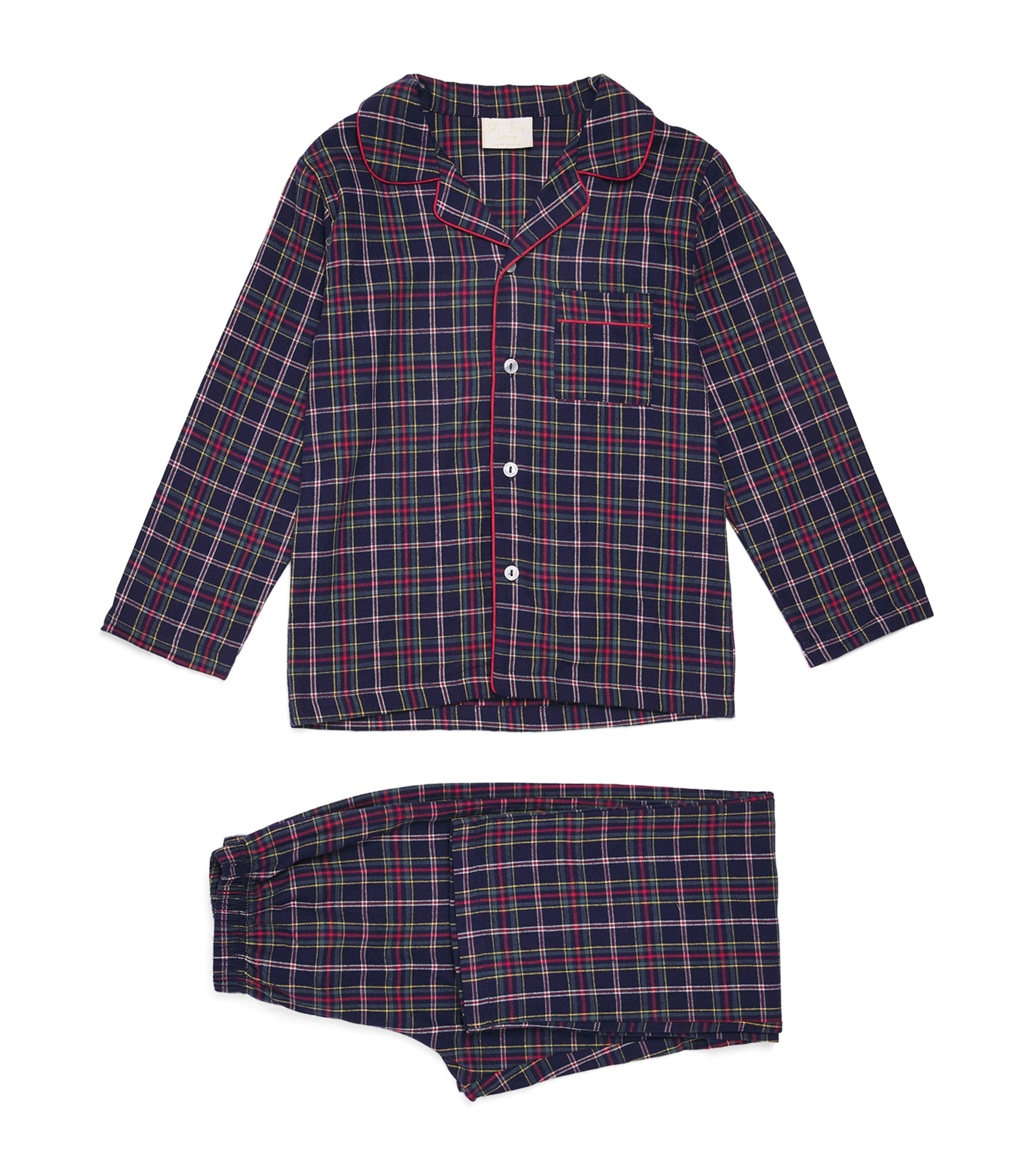 Cotton Tartan Pyjama Set (3-14 Years)
