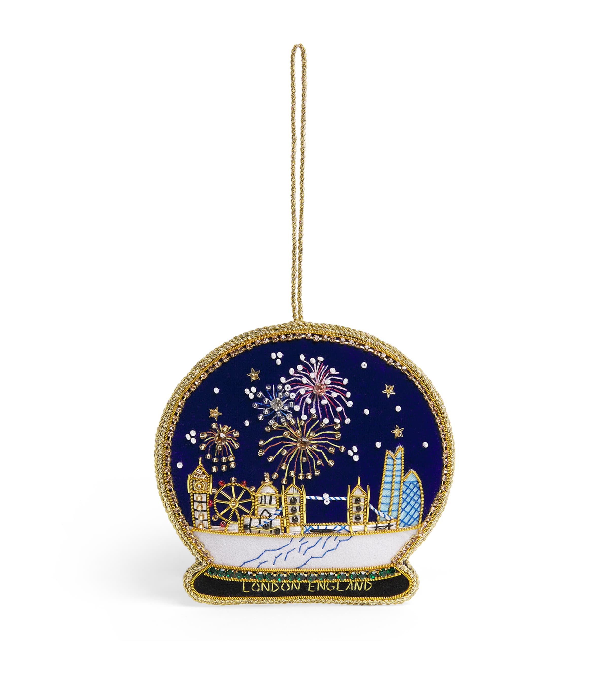 Tinker Tailor Embellished Firework Tree Decoration