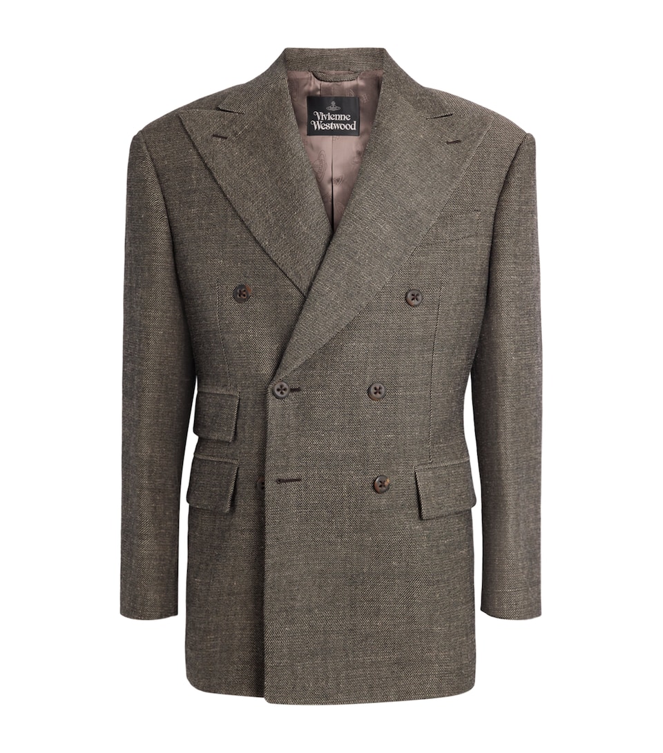Linen-Virgin Wool Niesen Blazer