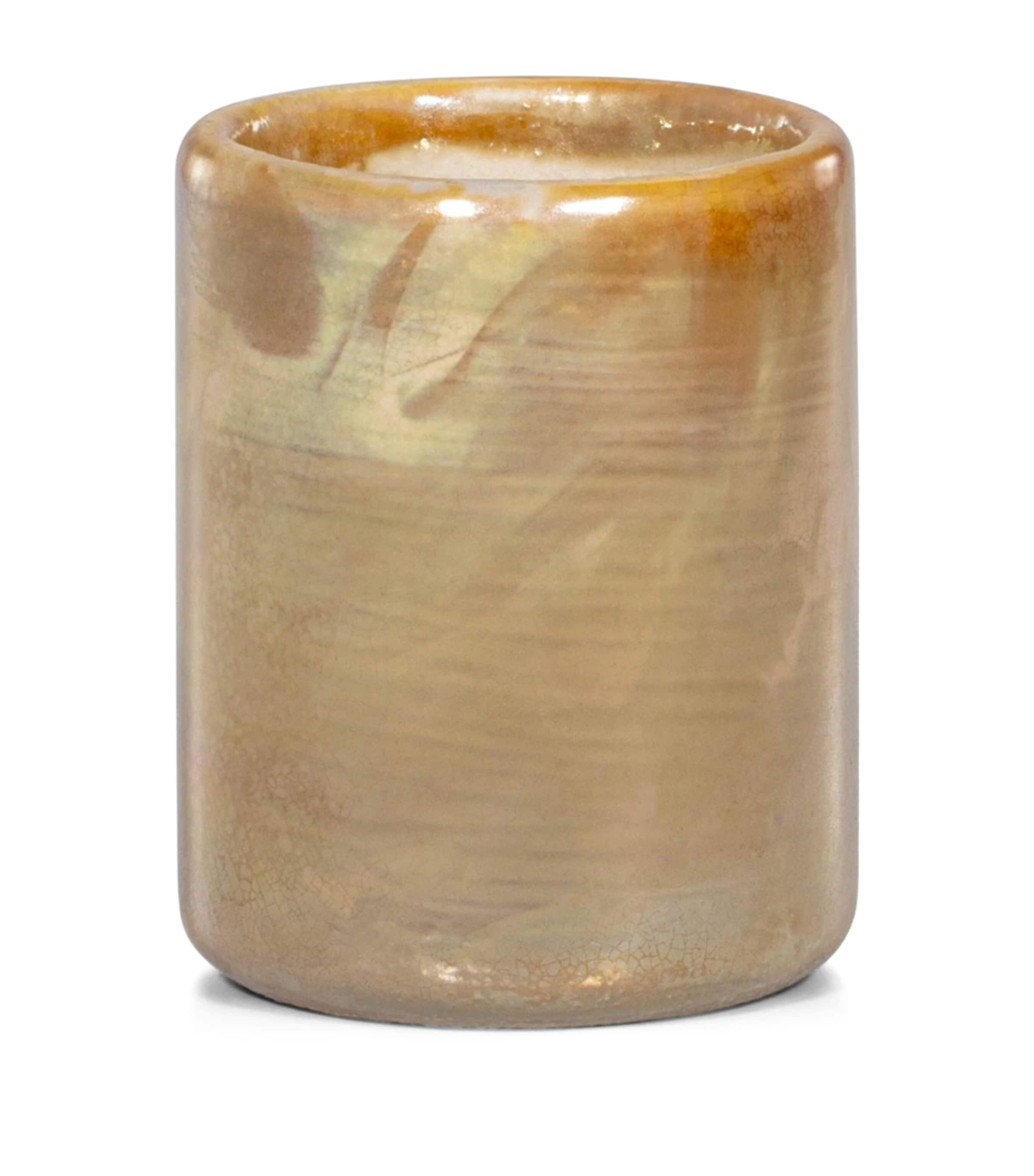 Labrazel Raku Pearl Brush Holder Gold/silver