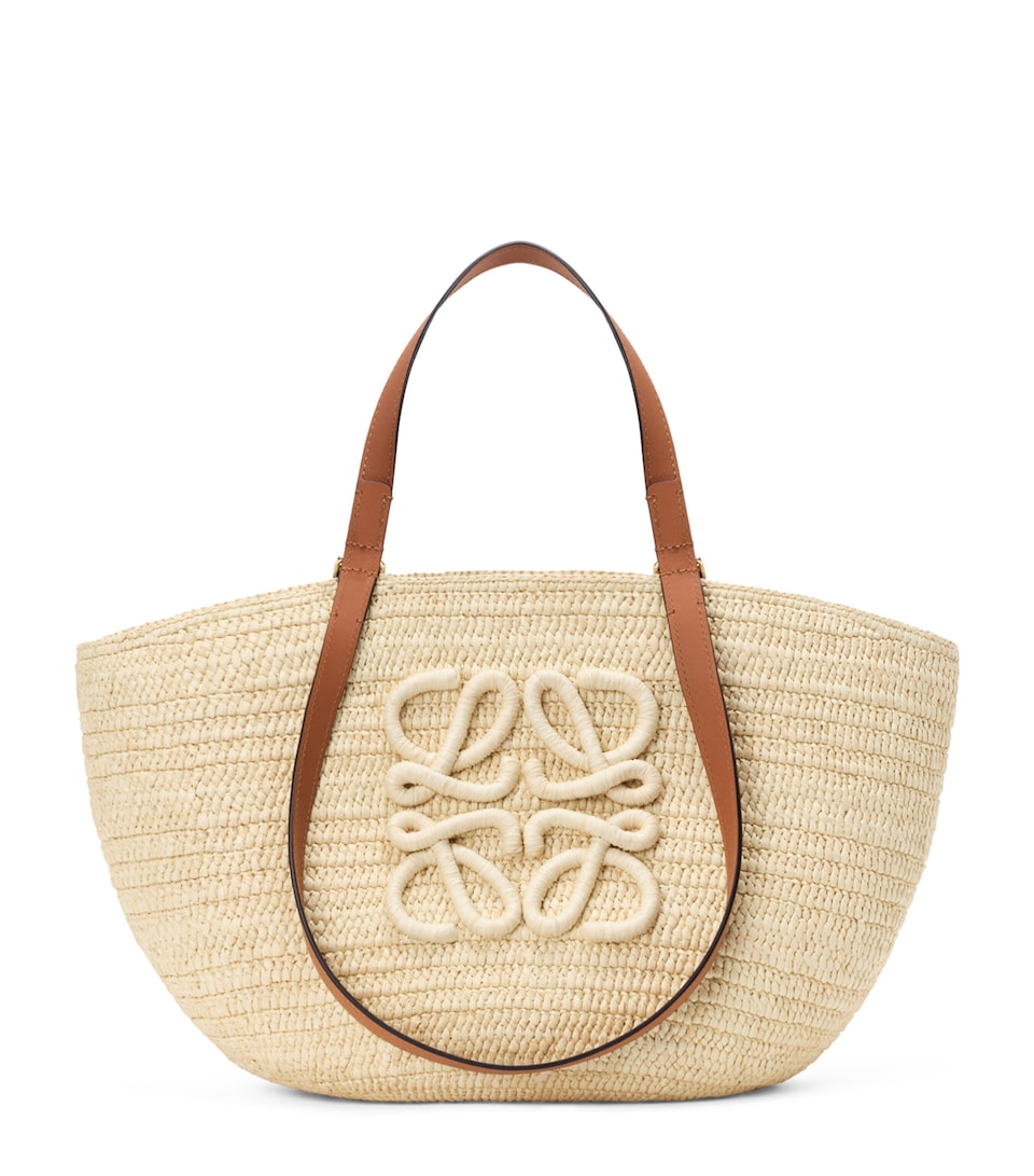 LOEWE x Paula’s Ibiza Medium Eclipse Basket Bag Natural/tan