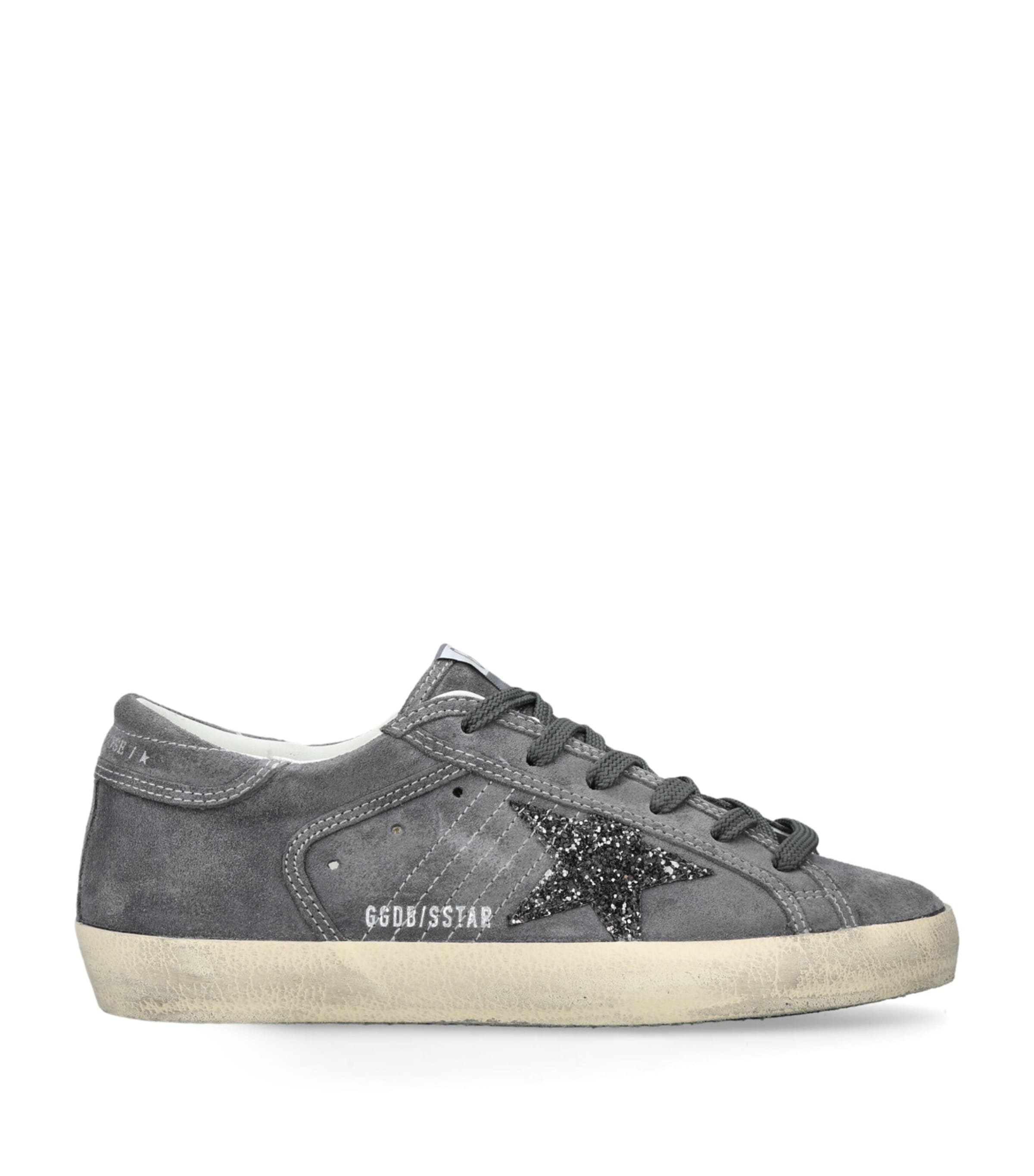 Golden Goose Suede Super Star Sneakers Grey/dark