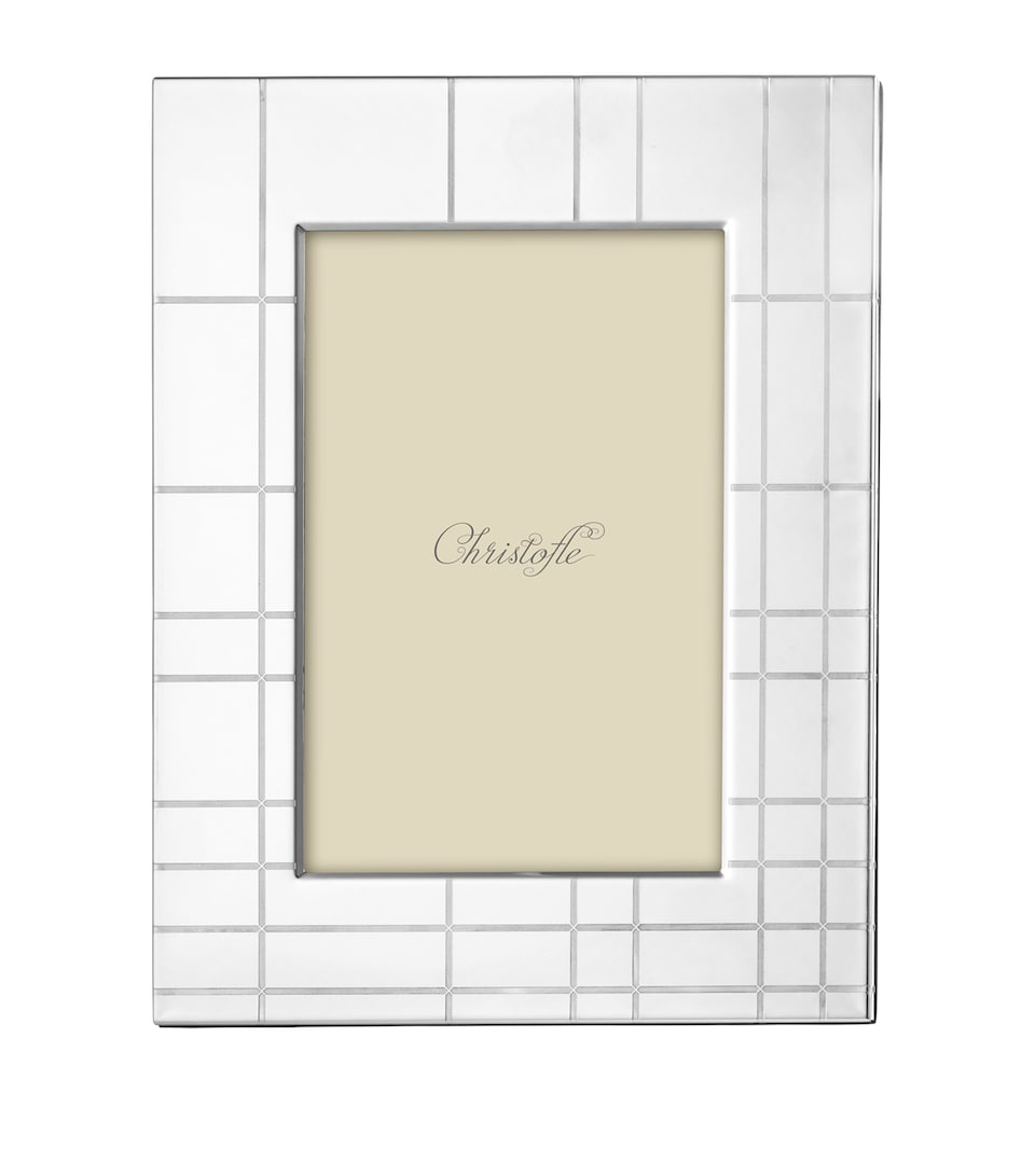 Christofle Graphik Photo Frame (10” x 15”) Silver