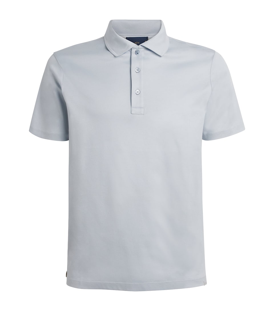 Aqua Touch Cotton Interlock Polo Shirt